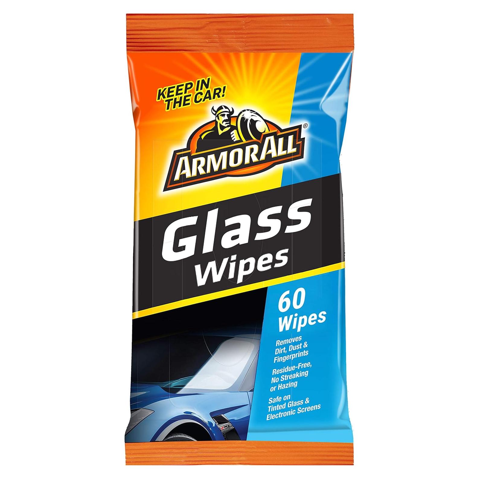 Toallitas Limpiadoras de Cristales Armor All - 60 Unidades