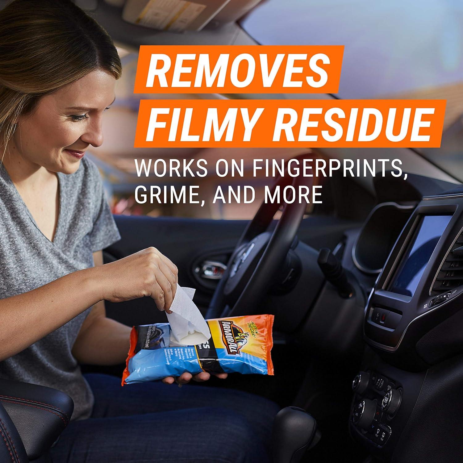 Toallitas Limpiadoras de Cristales Armor All - 60 Unidades