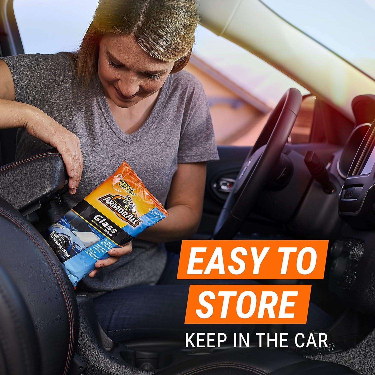 Toallitas Limpiadoras de Cristales Armor All - 60 Unidades