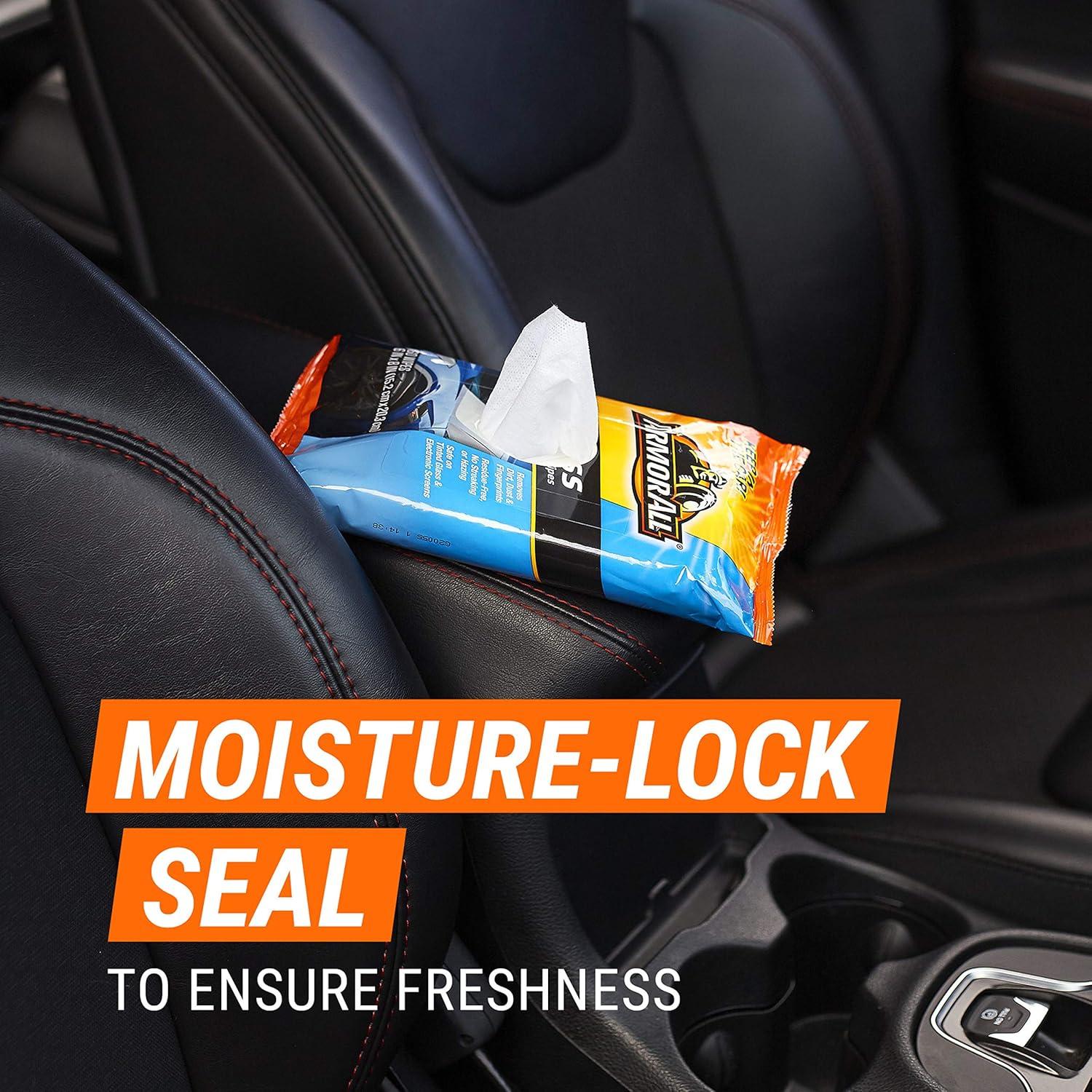 Toallitas Limpiadoras de Cristales Armor All - 60 Unidades