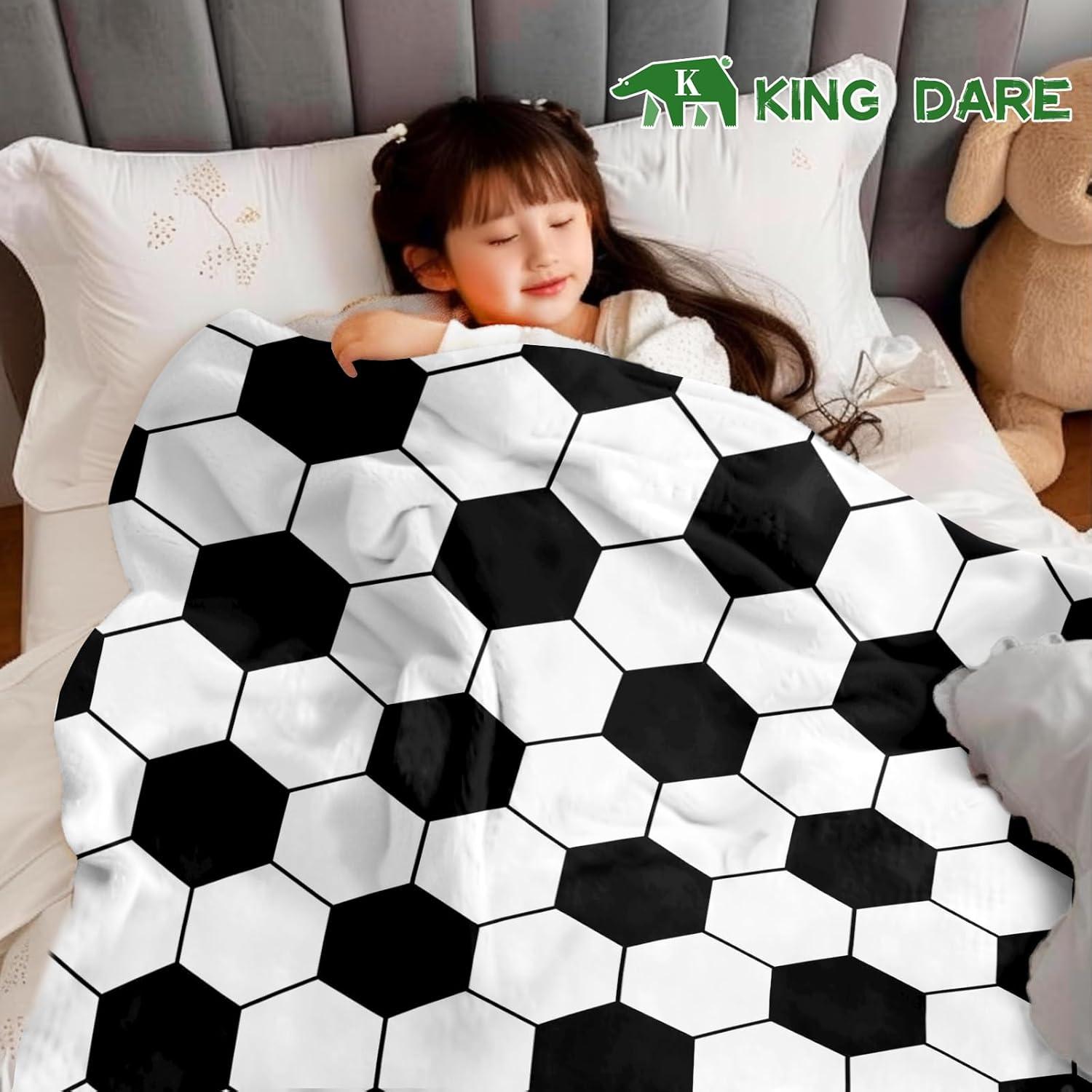 Manta de Fútbol KING DARE 101.6x127 cm para Niños