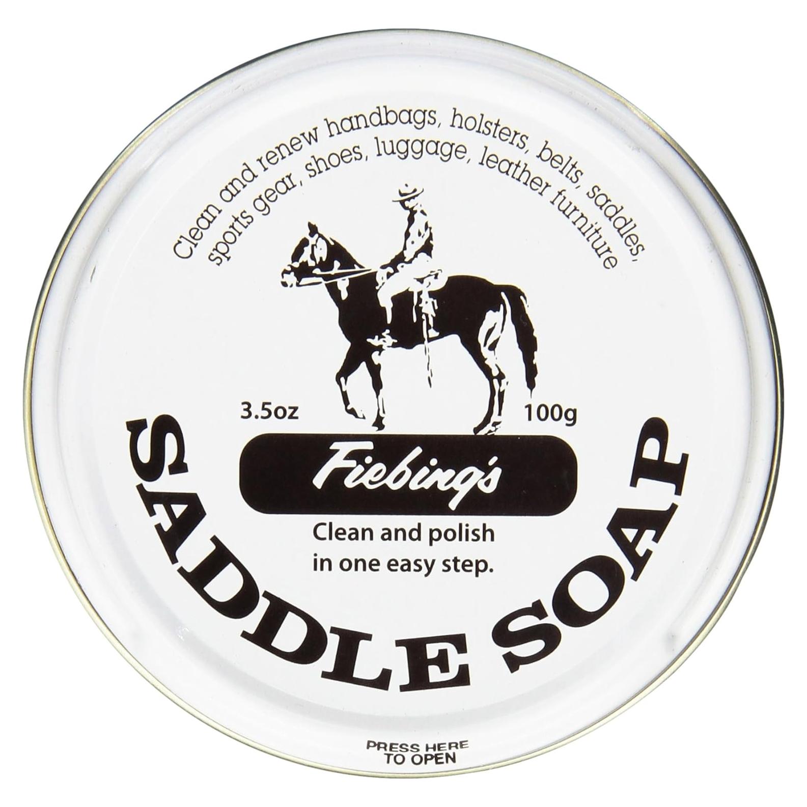 Jabón Limpiador y Acondicionador de Cuero Fiebing 340 g