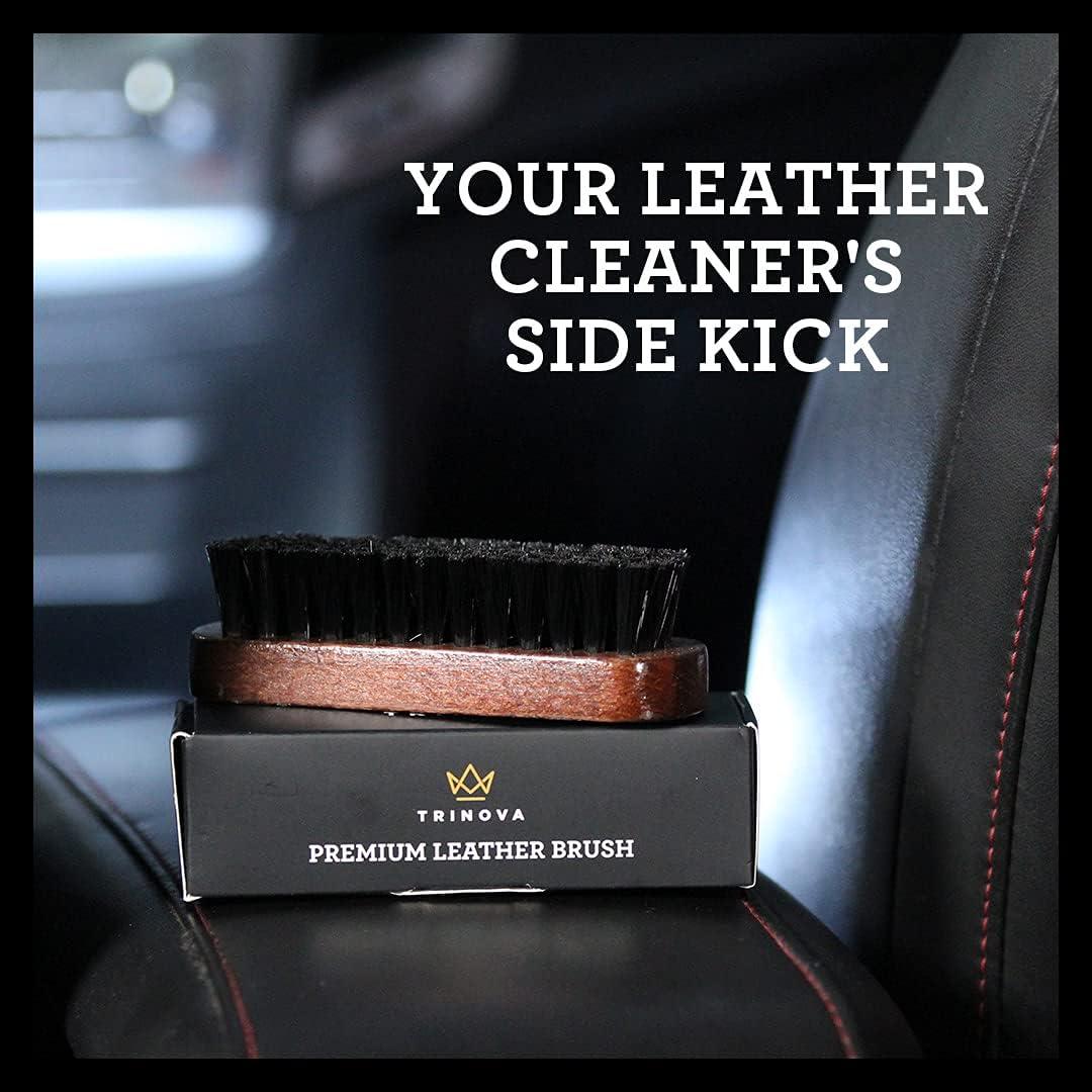 Cepillo de Cuero TriNova para Limpiar Tapicería y Muebles