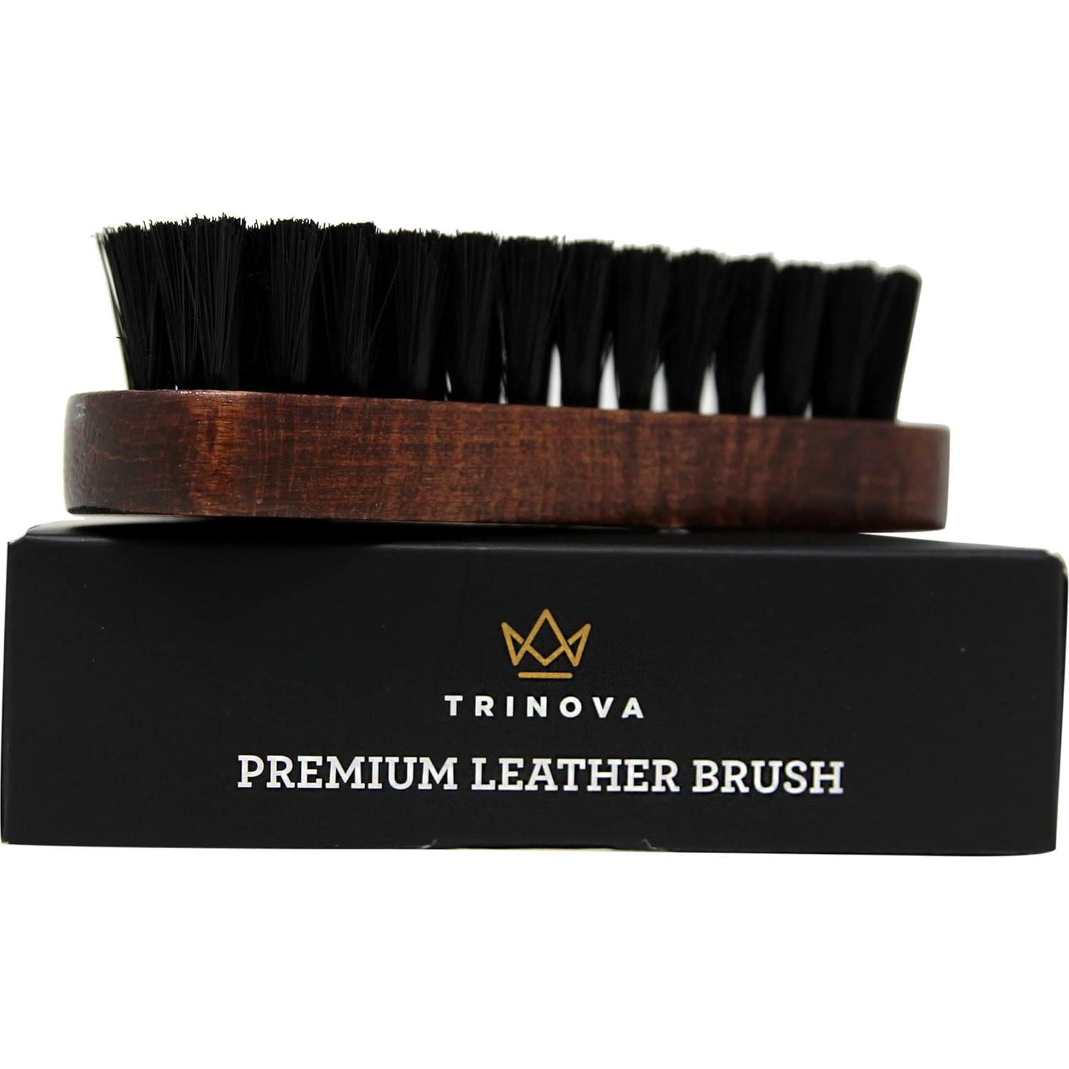 Cepillo de Cuero TriNova para Limpiar Tapicería y Muebles