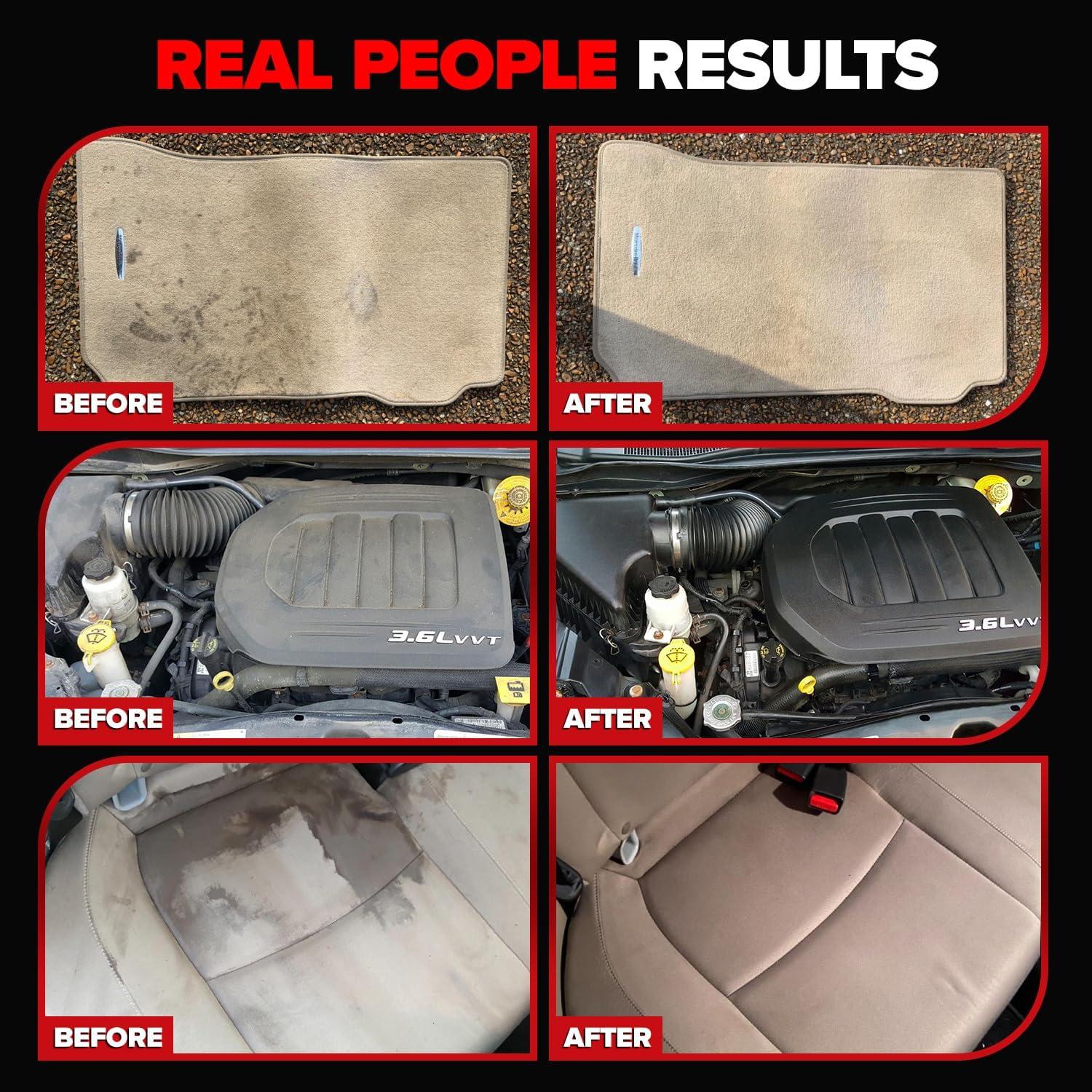 Limpiador Interior Carfidant 32oz - Elimina Manchas y Olores