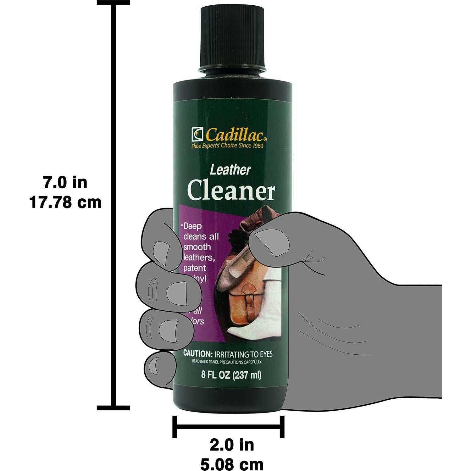 Limpiador de Cuero Cadillac 221g - Ideal para Zapatos y Muebles