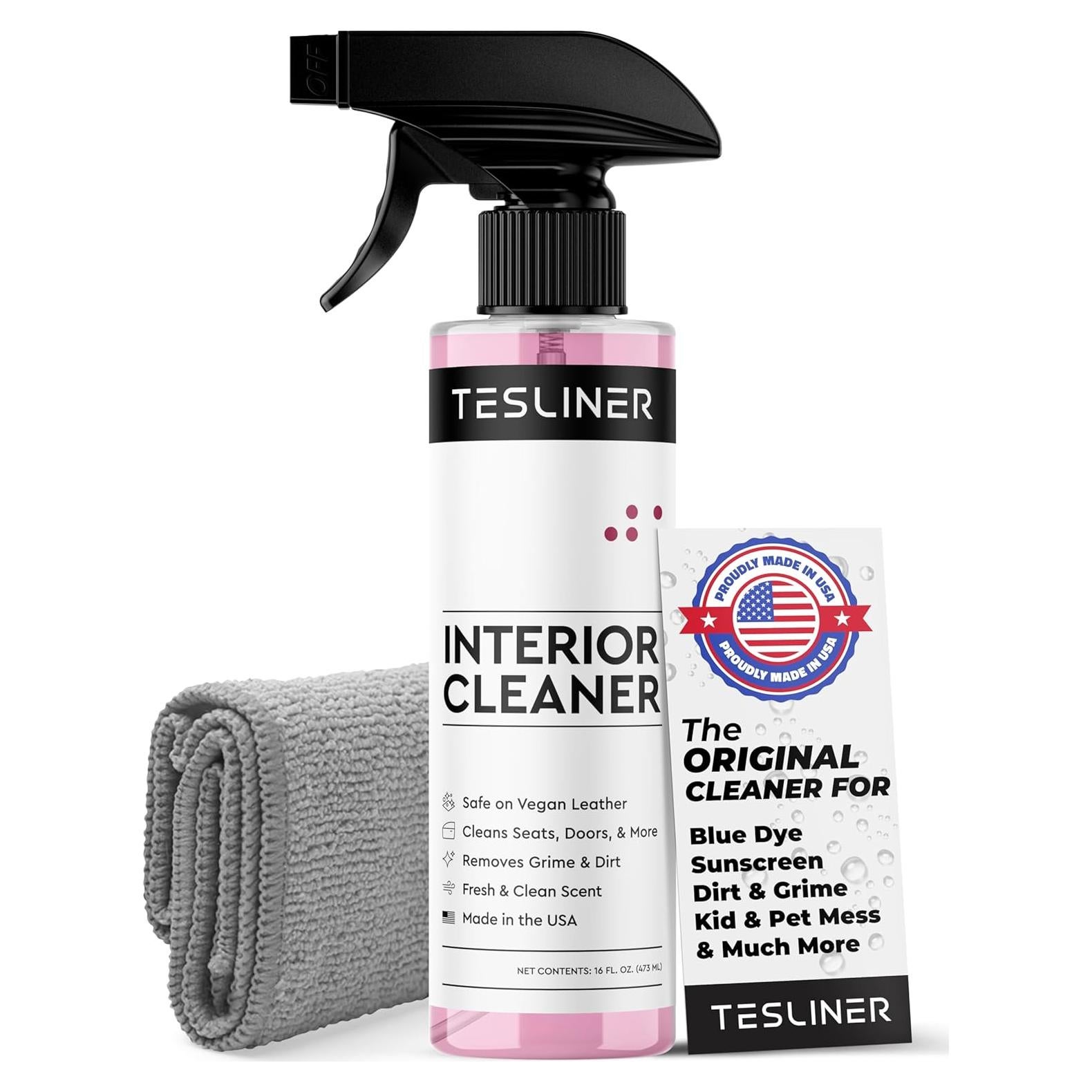 Limpiador Interior TesLiner para Asientos Tesla - 550ml