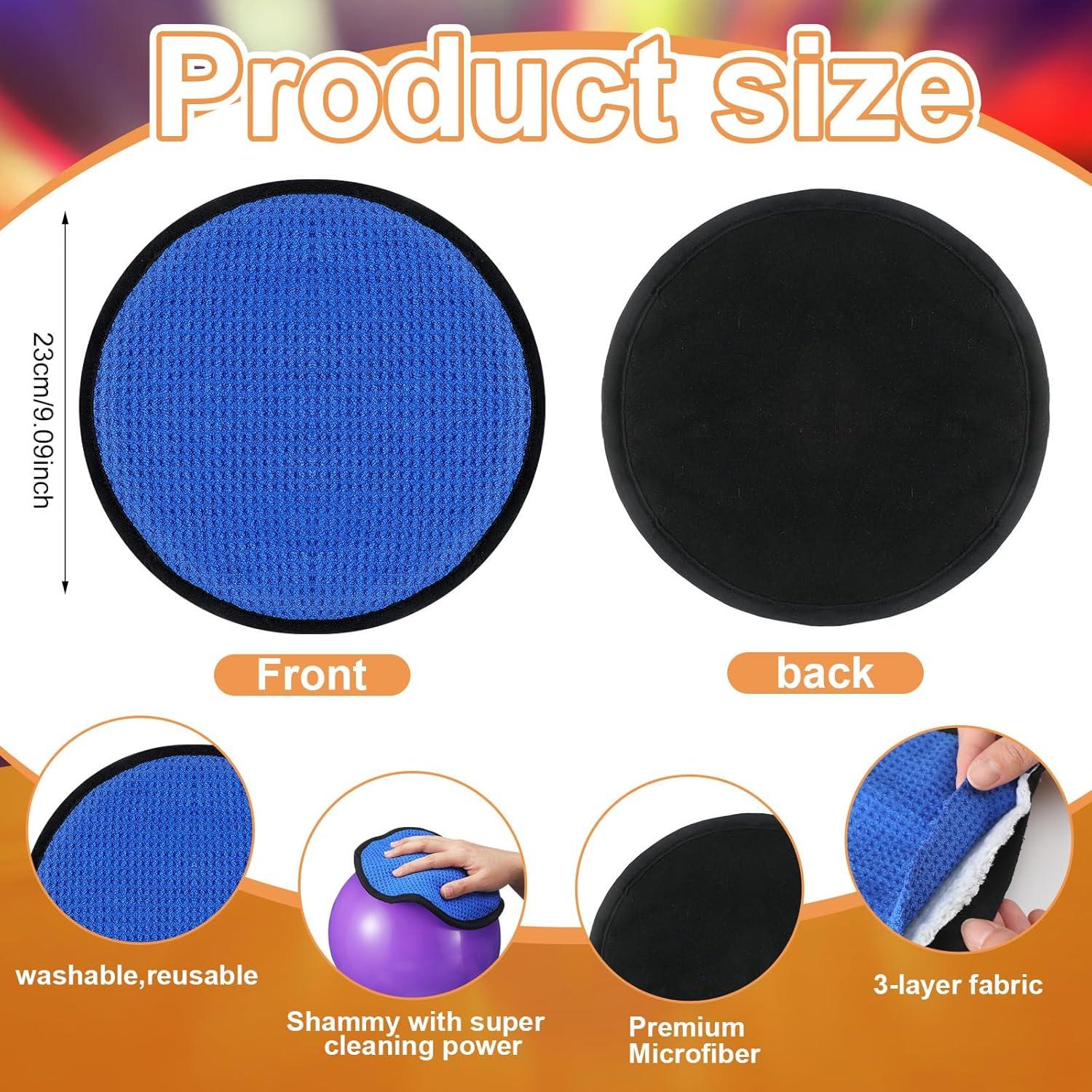 3 Toallas de Boliche Doble Cara HunnmingRe Suede 20 cm