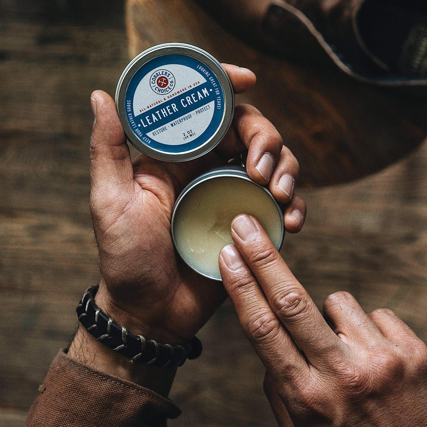 Crema de Cuero 100% Natural Cobbler's Choice 59ml - Cera de Abeja