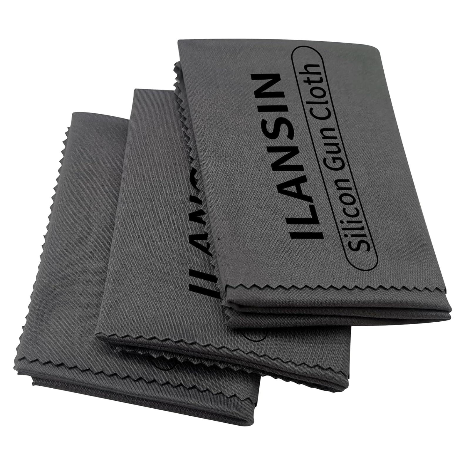Paquete de 3 Paños de Silicona ILANSIN 30x30 cm Limpieza Armas