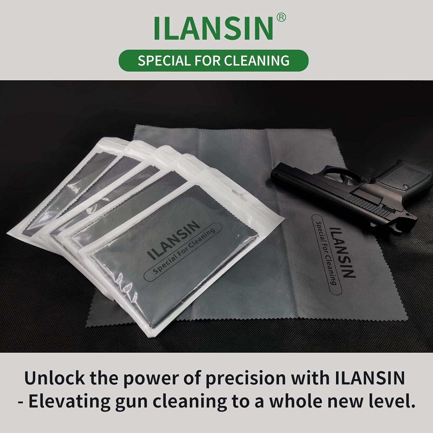 Paquete de 3 Paños de Silicona ILANSIN 30x30 cm Limpieza Armas