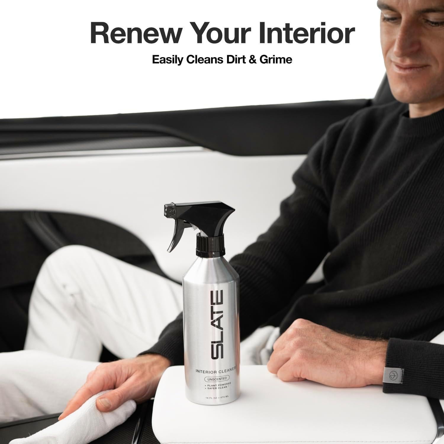 Limpiador de Interior de Coche Slate 0.45L - Biodegradable y Seguro