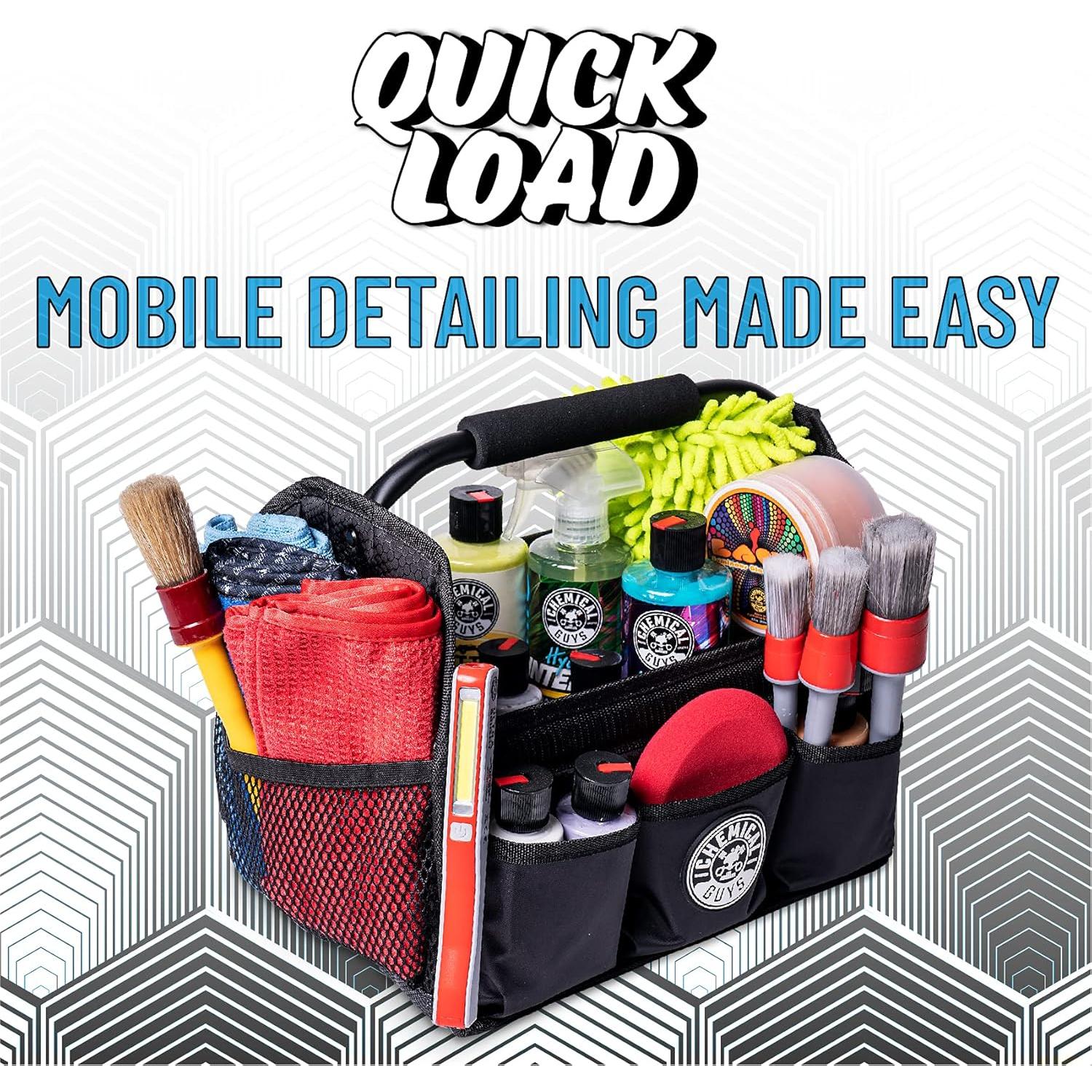 Caddy de Detalle Plegable Chemical Guys Negro 29.85x25.4x30.48 cm