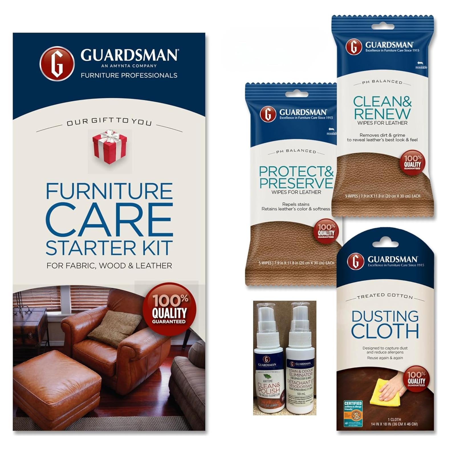 Kit de Cuidado de Muebles Guardsman - Limpiador y Pulidor