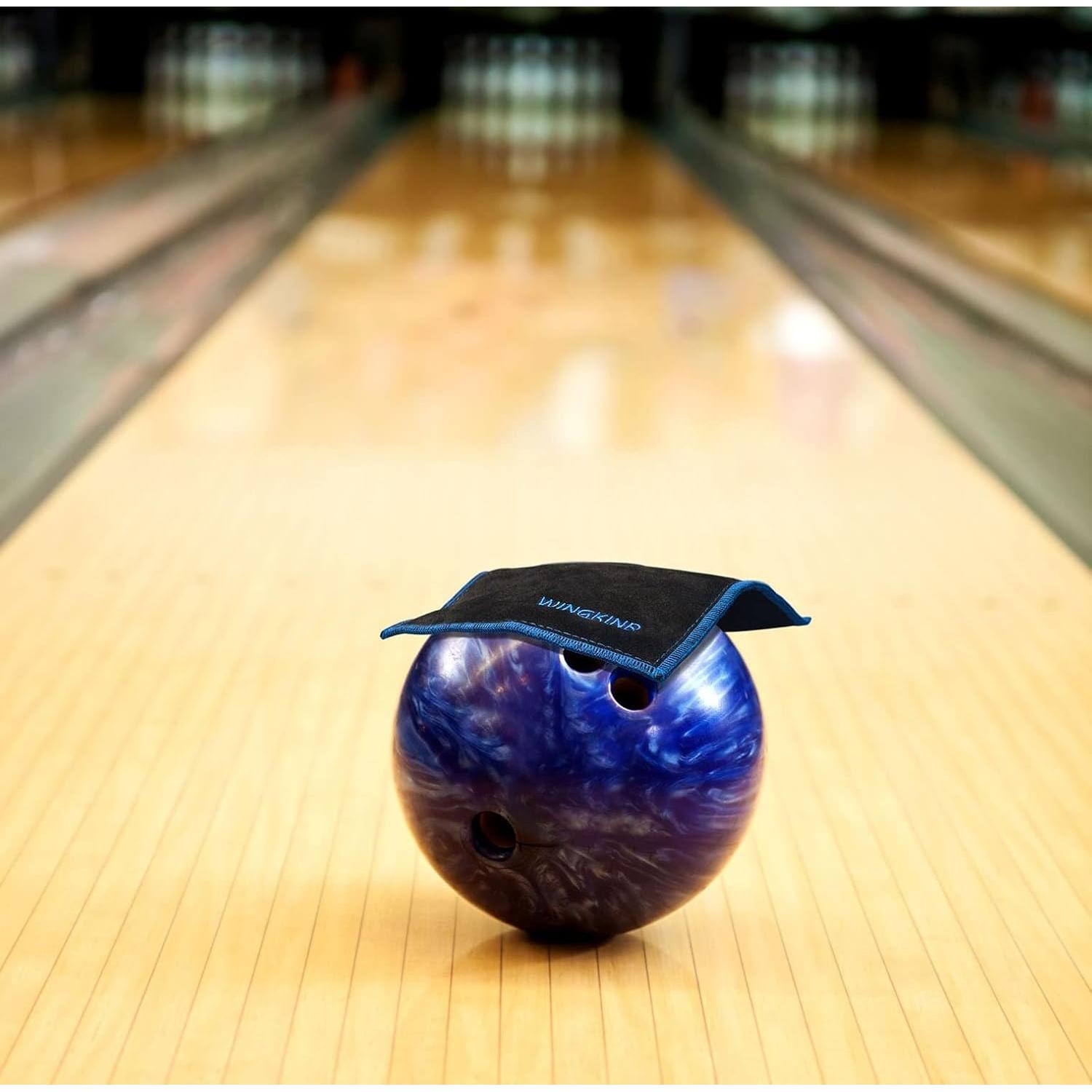 Toalla de limpieza de cuero WINGKIND para boliche 17.78x20.96cm