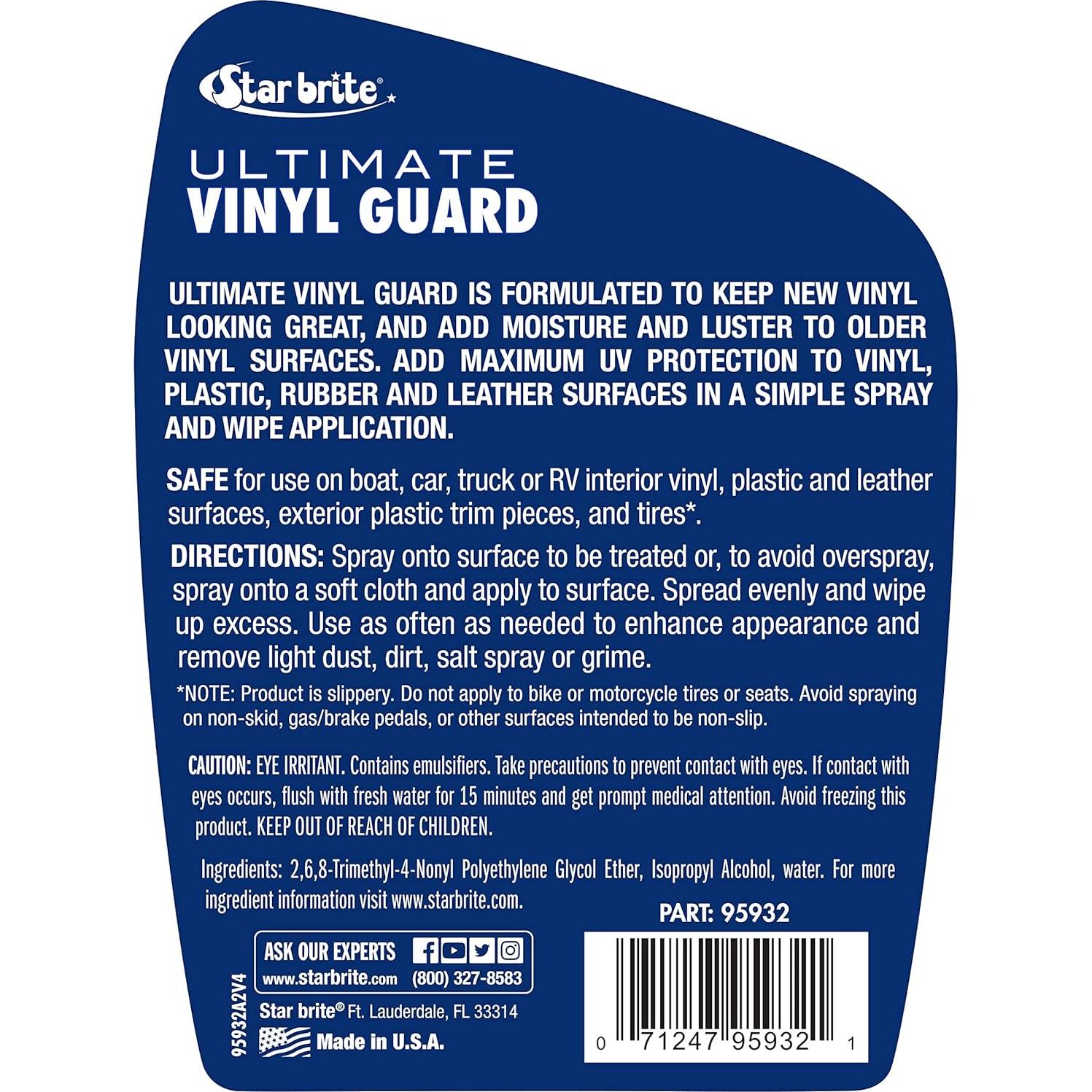 Star Brite Ultimate Vinyl Guard 32 OZ - Protección UV Spray