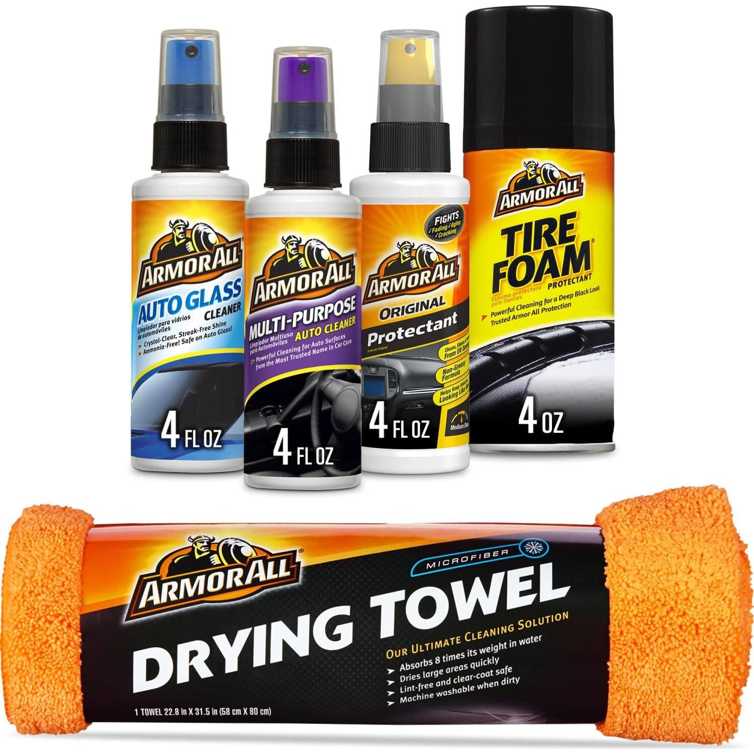 Kit de Limpieza de Autos Armor All 5 Piezas con Toalla