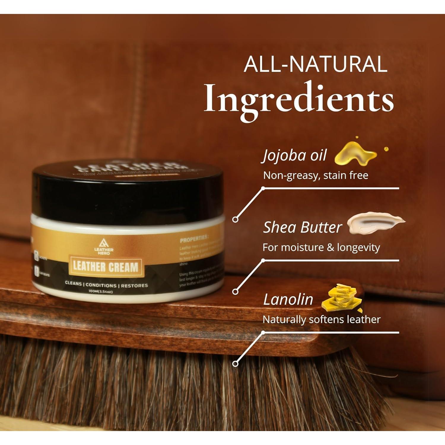 Limpiador y Acondicionador de Cuero Leather Hero 119g