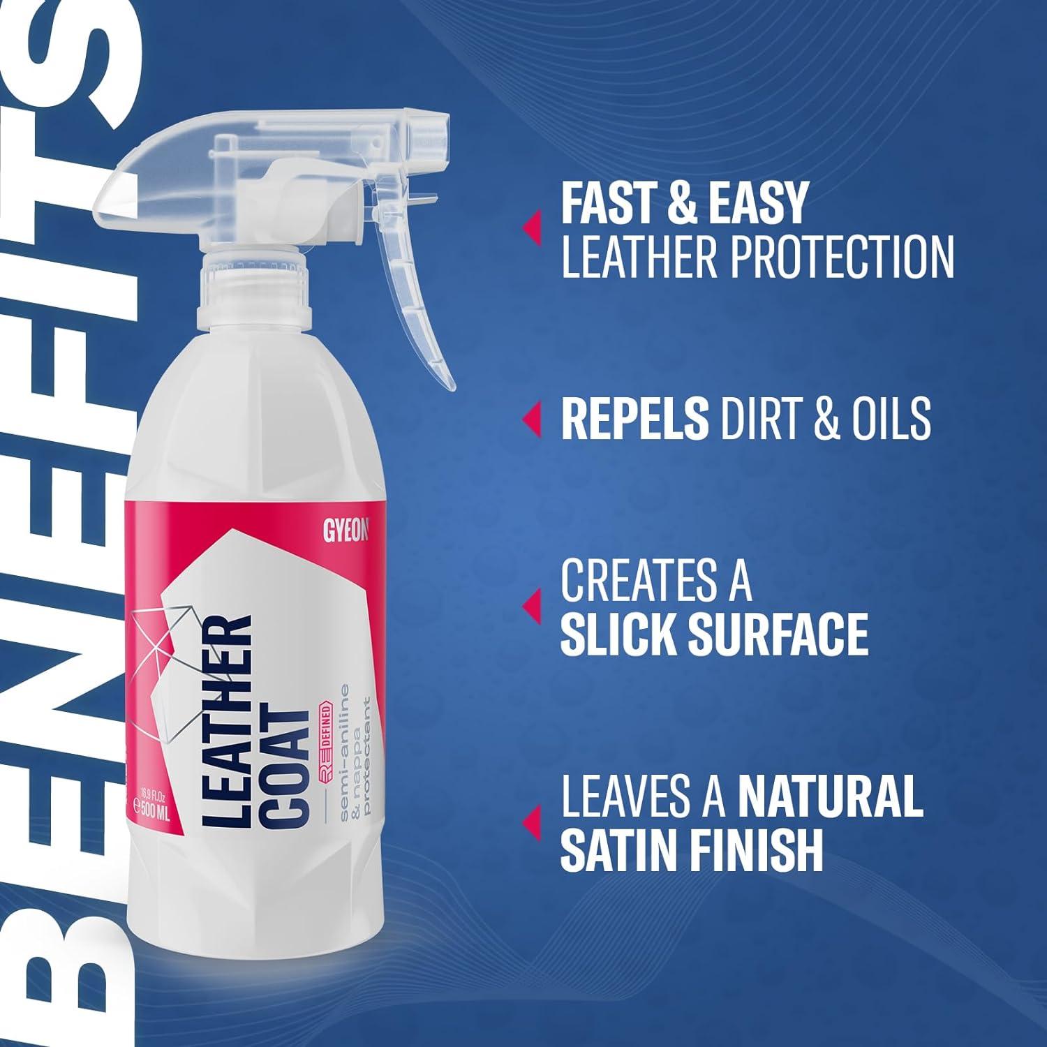 Protector de Cuero Gyeon Leather Coat 120ml Hidrofóbico UV