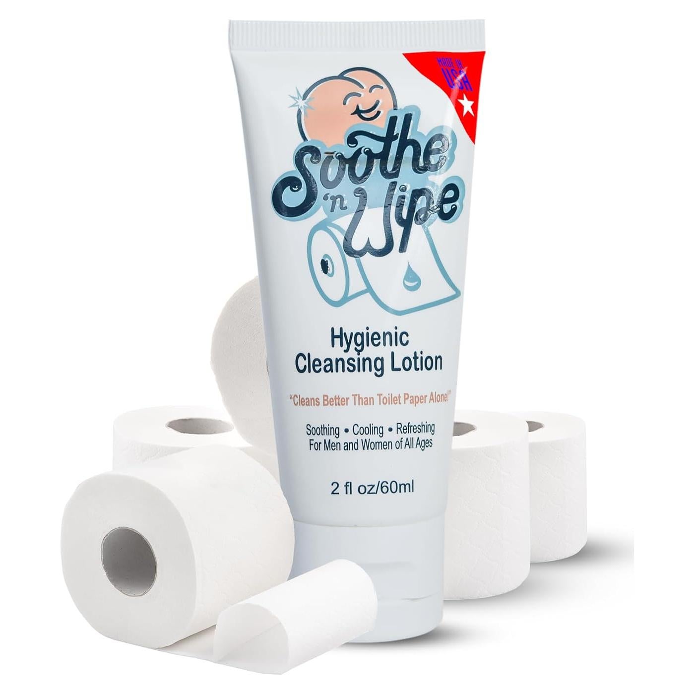 Loción Limpiadora Higiénica Soothe 'n Wipe 59.15 ml - Alternativa a Toallitas