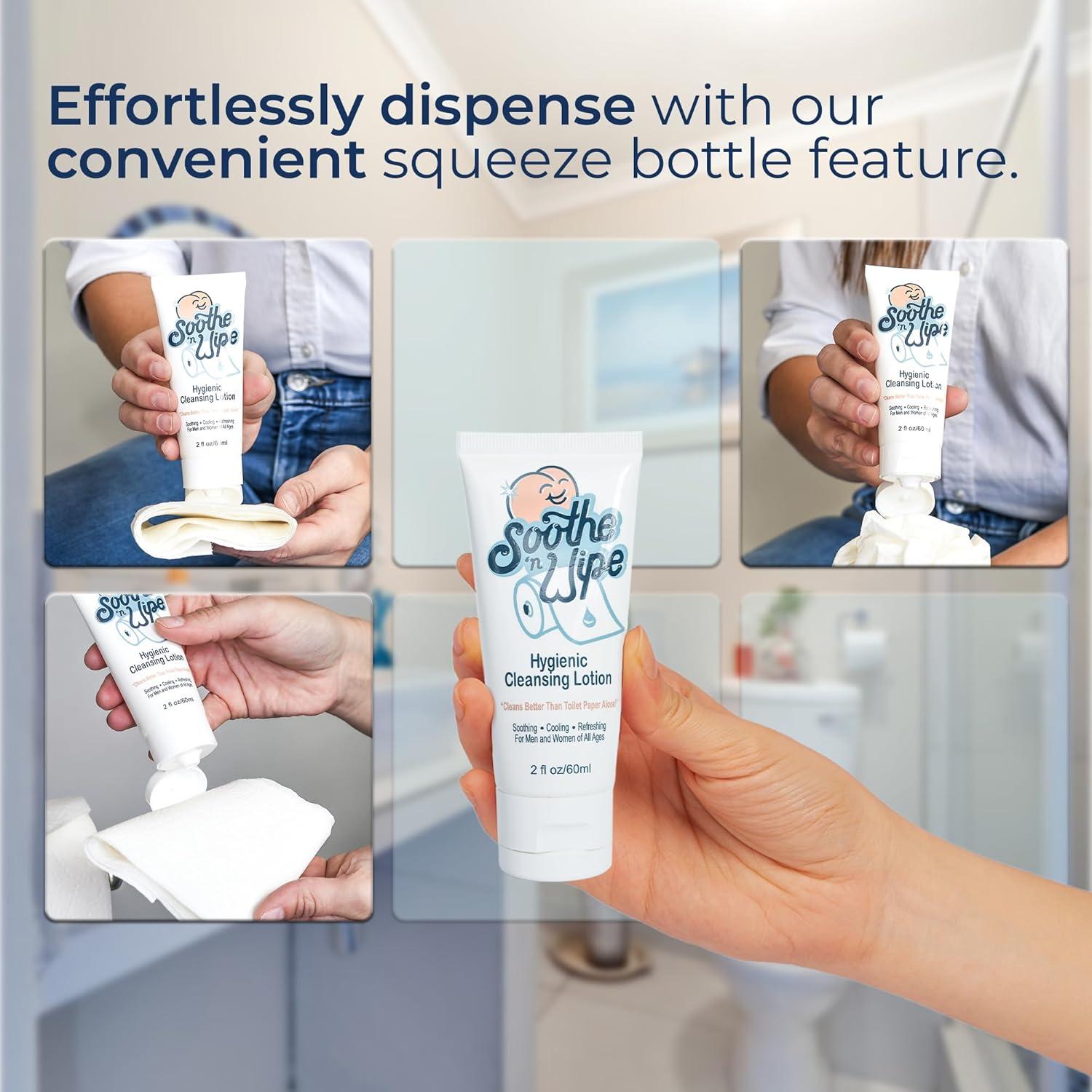 Loción Limpiadora Higiénica Soothe 'n Wipe 59.15 ml - Alternativa a Toallitas