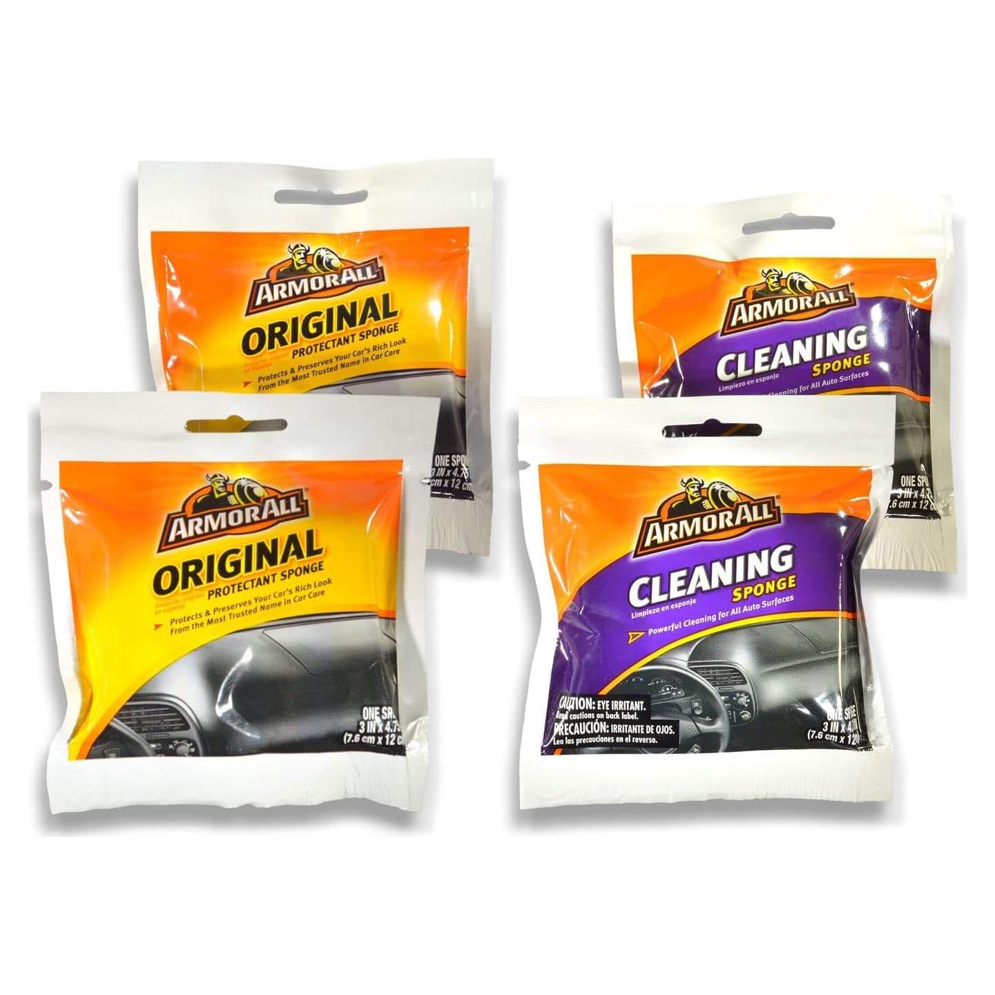 Kit de limpieza Armor All con 4 esponjas para auto
