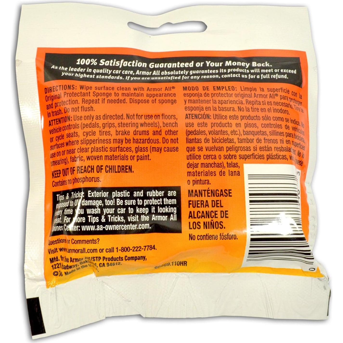 Kit de limpieza Armor All con 4 esponjas para auto