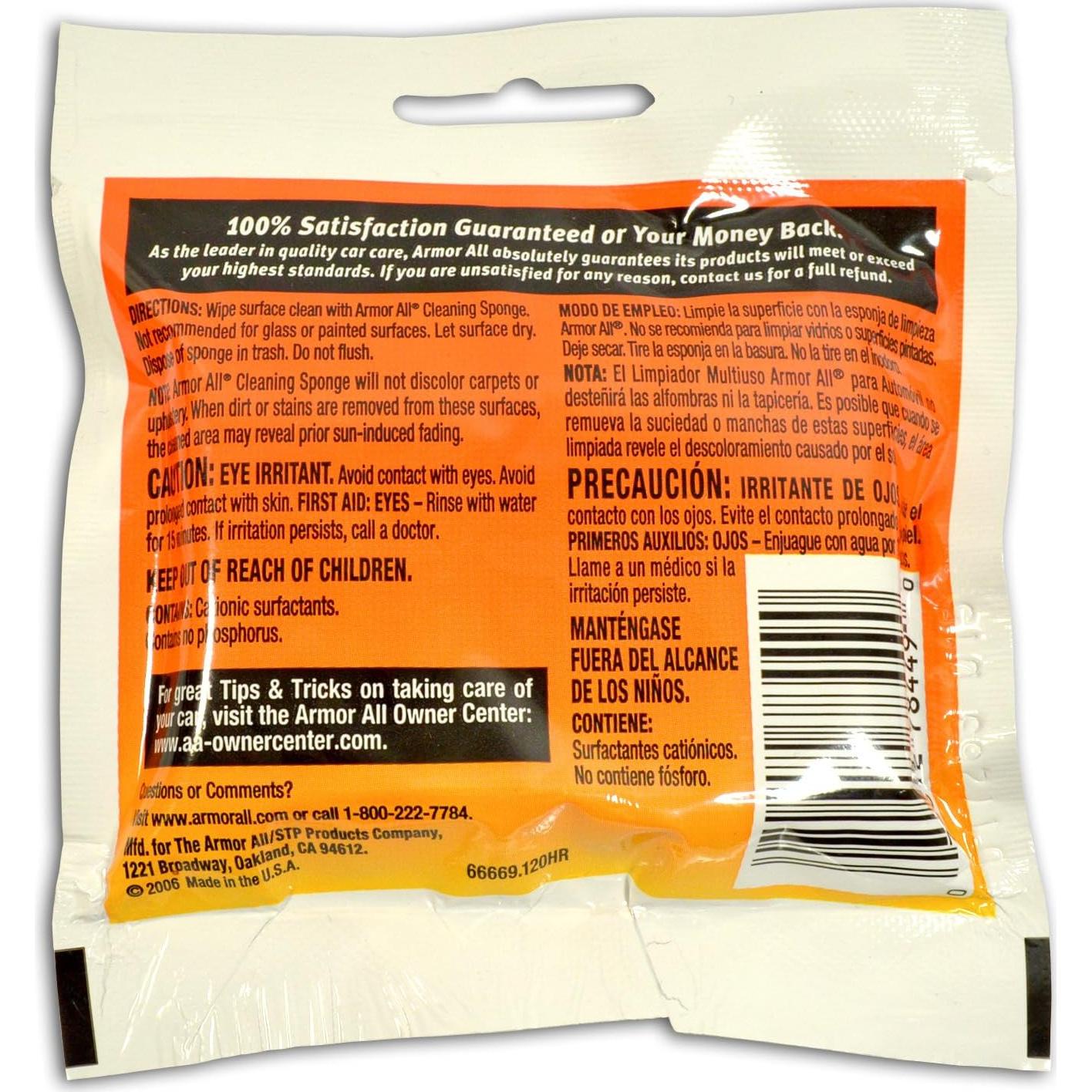 Kit de limpieza Armor All con 4 esponjas para auto