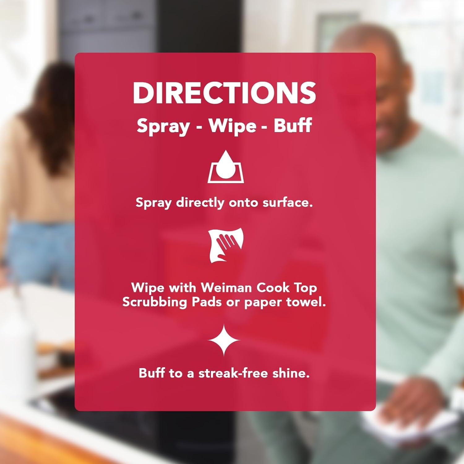 Limpiador de Superficies de Cocina Weiman 650ml - Sin Rayas