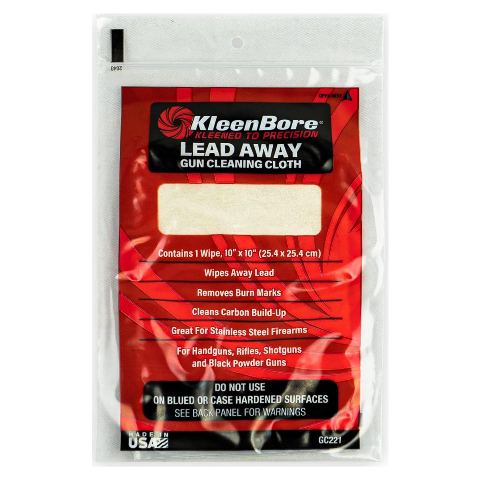 Paño de Limpieza KleenBore 22.29x13.41 cm para Armas