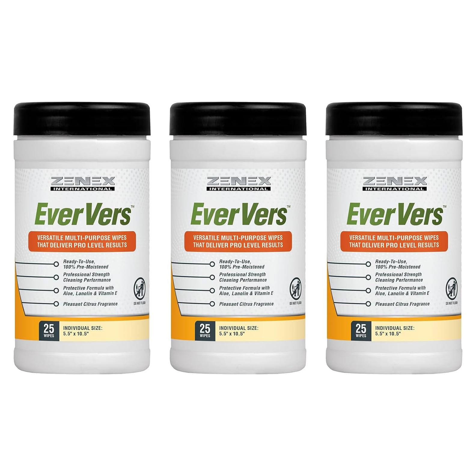 Toallitas de Limpieza Magic EverVers - 3 Paquetes de 25 Hojas