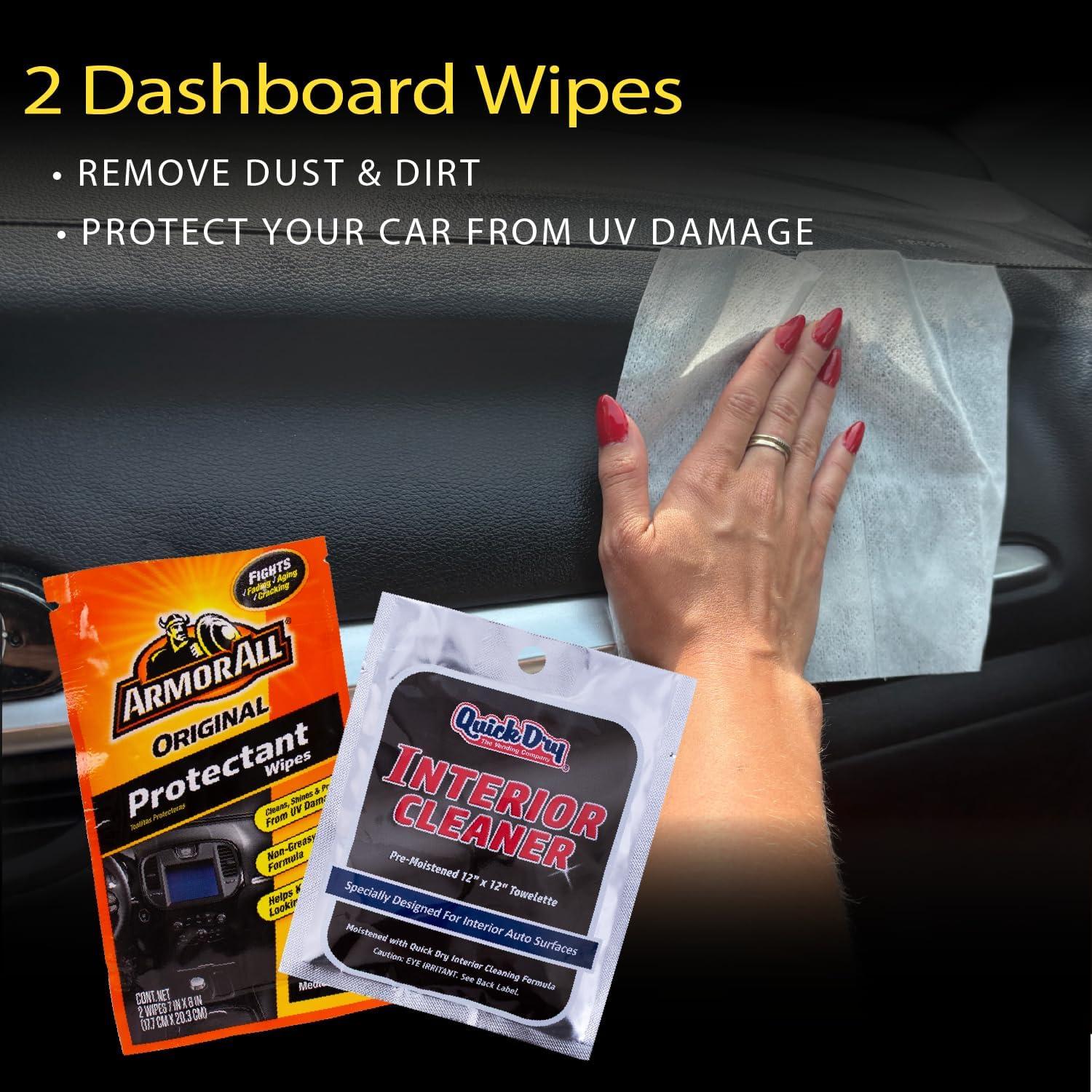 Kit de Limpieza Interior de Auto Mini Detail Shop - 5 Toallitas