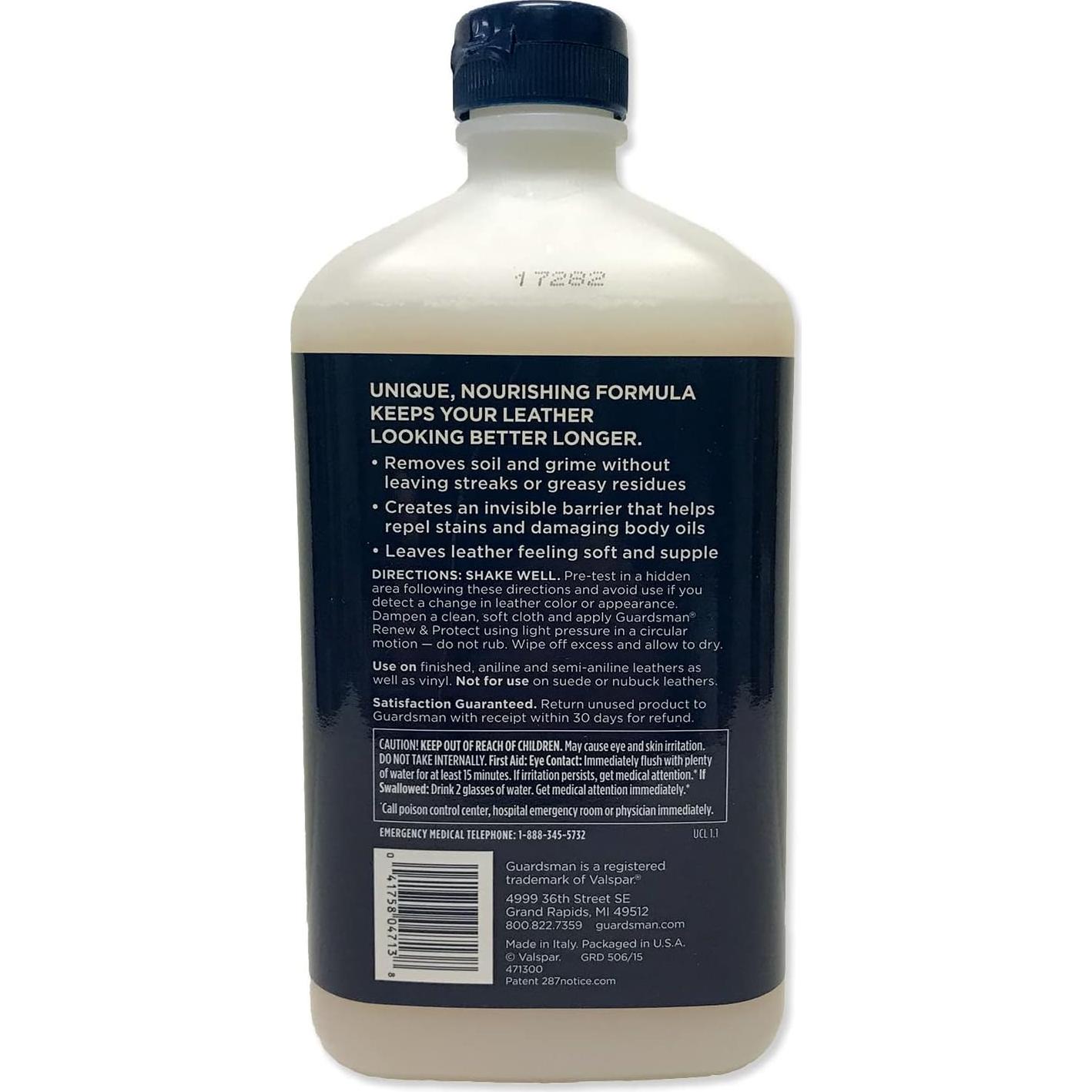 Limpiador y Acondicionador de Cuero Guardsman Renew 473ml