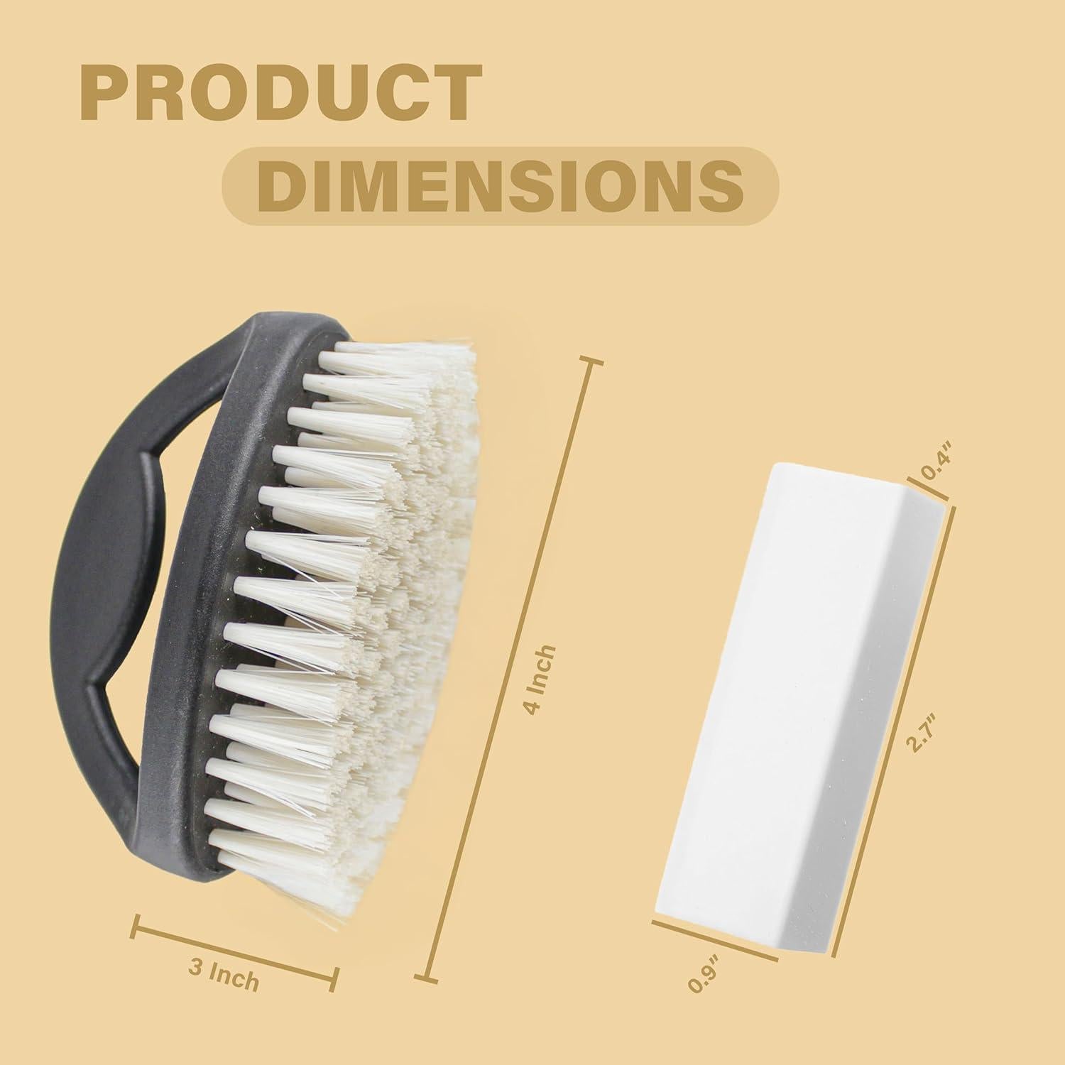 Kit de Limpieza de Ante Eagle - Cepillo y Borrador para Zapatos
