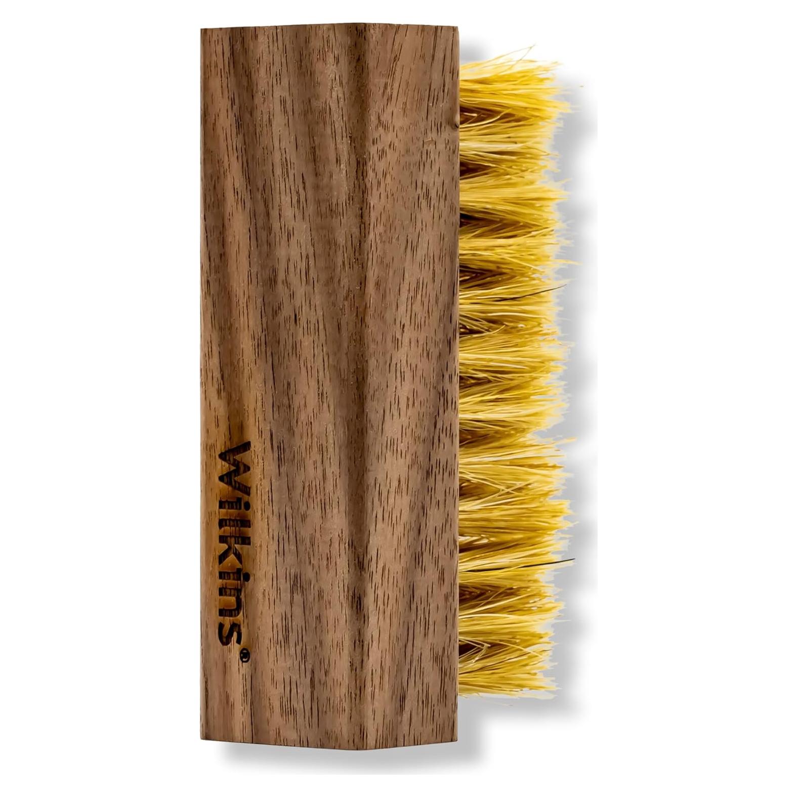 Cepillo de Limpieza de Zapatos Wilkins - Cerdas Suaves de Cerdo