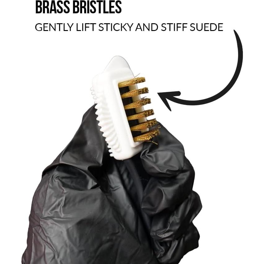 Cepillo Crepe 4 Vías NuLife Kicks para Suede y Nubuck