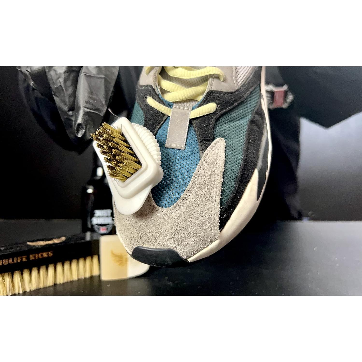 Cepillo Crepe 4 Vías NuLife Kicks para Suede y Nubuck