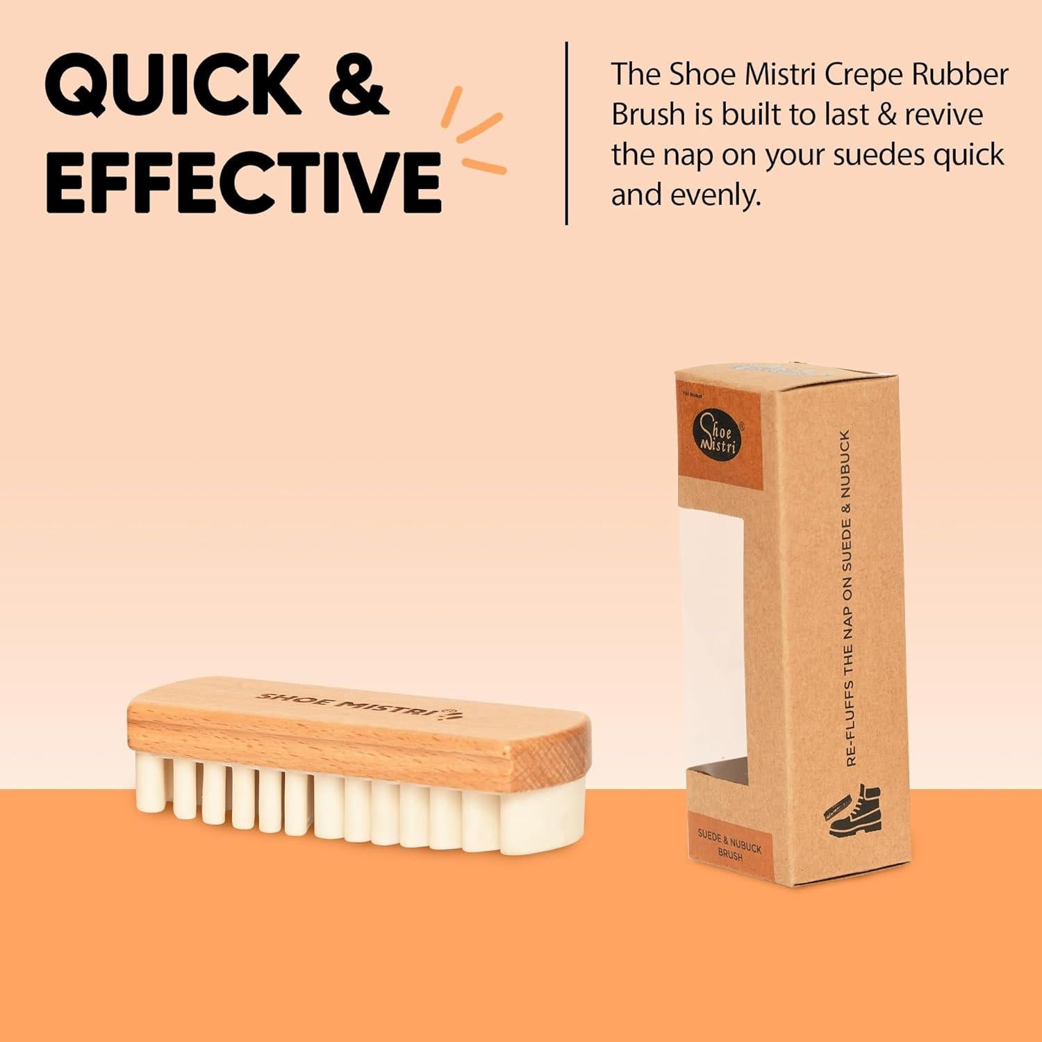 Cepillo de Suede Shoe Mistri - Limpieza Efectiva para Zapatos