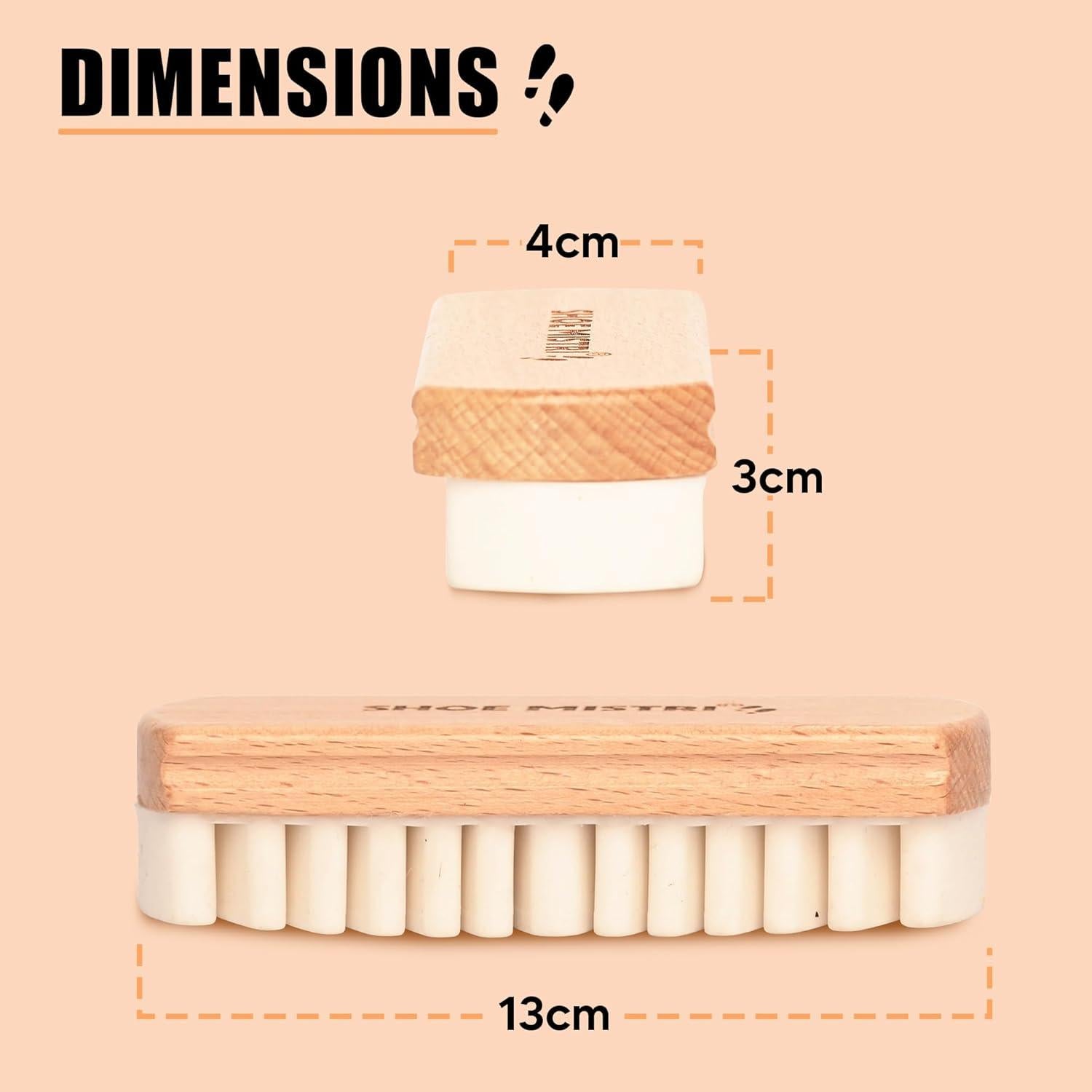 Cepillo de Suede Shoe Mistri - Limpieza Efectiva para Zapatos