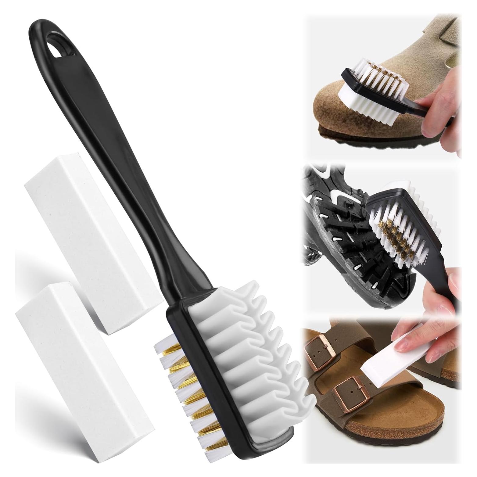 Kit de Limpieza para Zapatos XANGNIER 3 Piezas Ante Nubuck