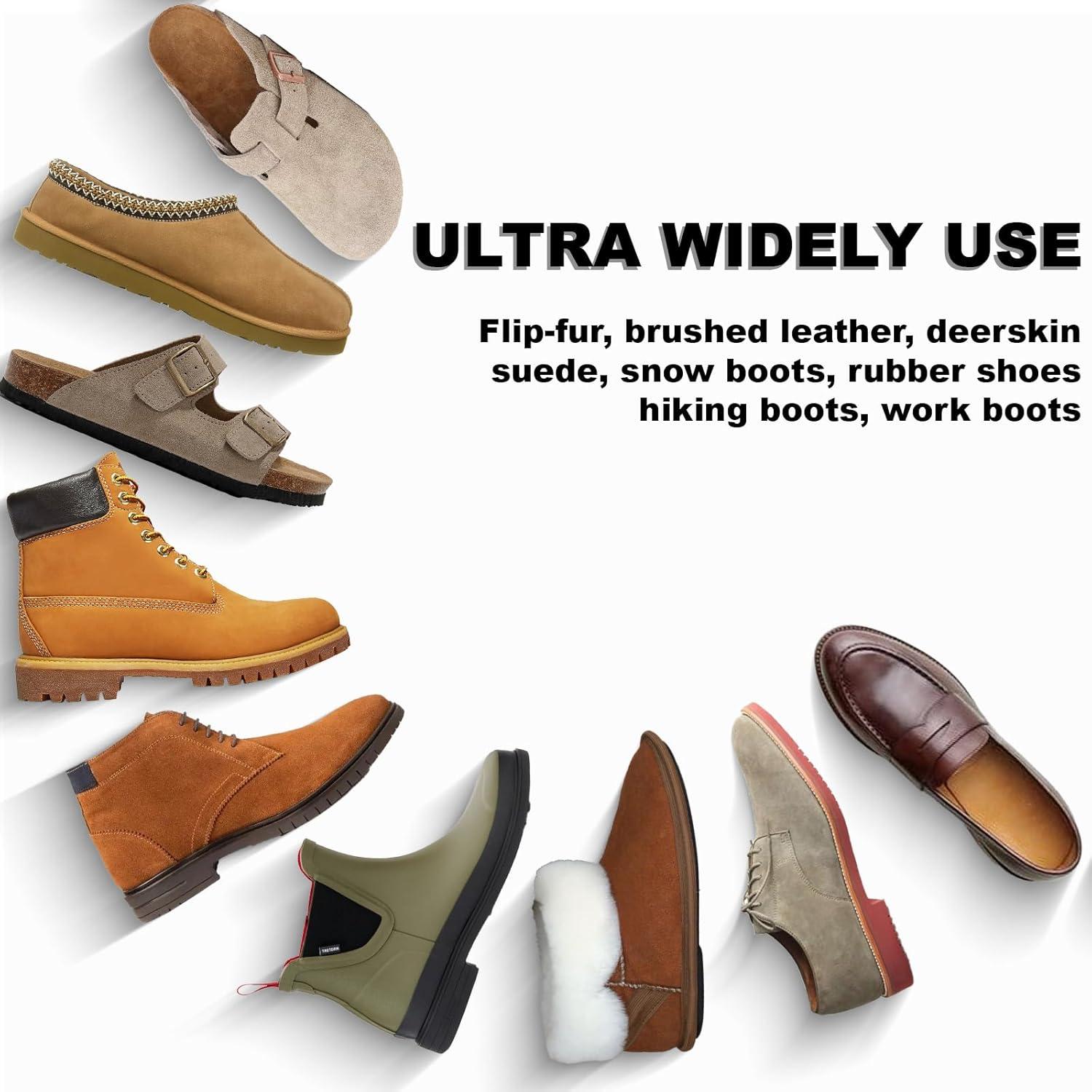 Kit de Limpieza para Zapatos XANGNIER 3 Piezas Ante Nubuck