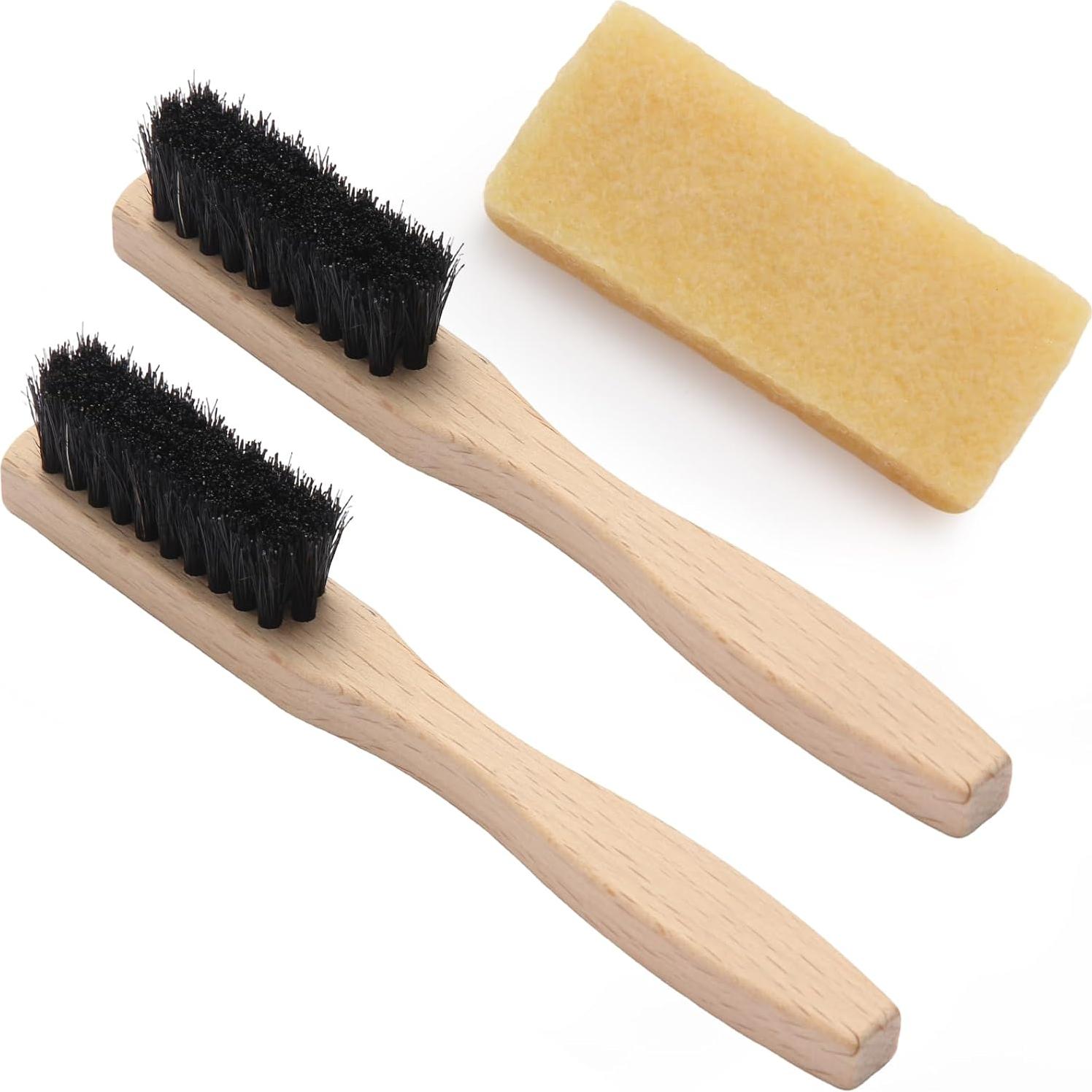 Kit de limpieza para zapatos de ante Cooptop 3 piezas