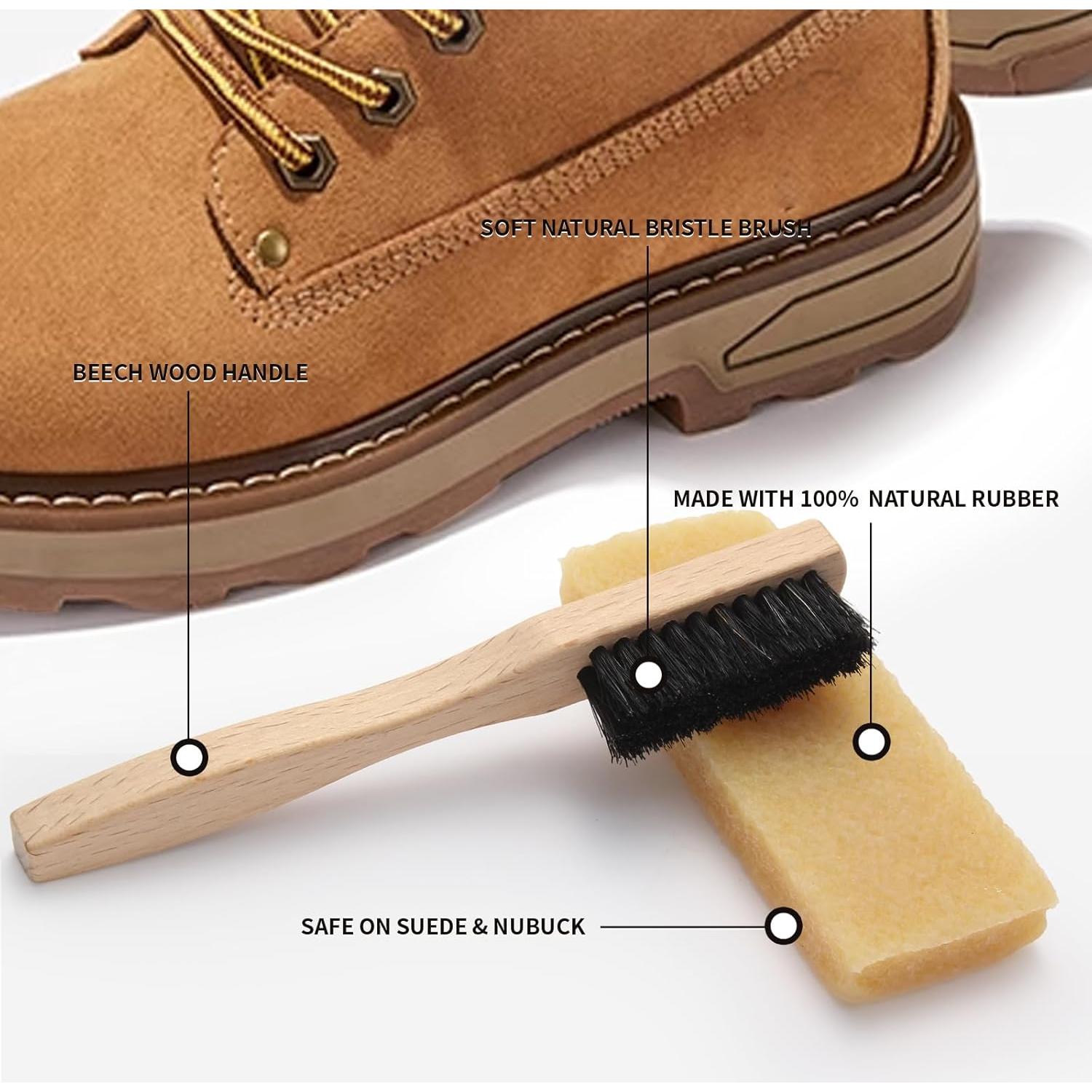 Kit de limpieza para zapatos de ante Cooptop 3 piezas