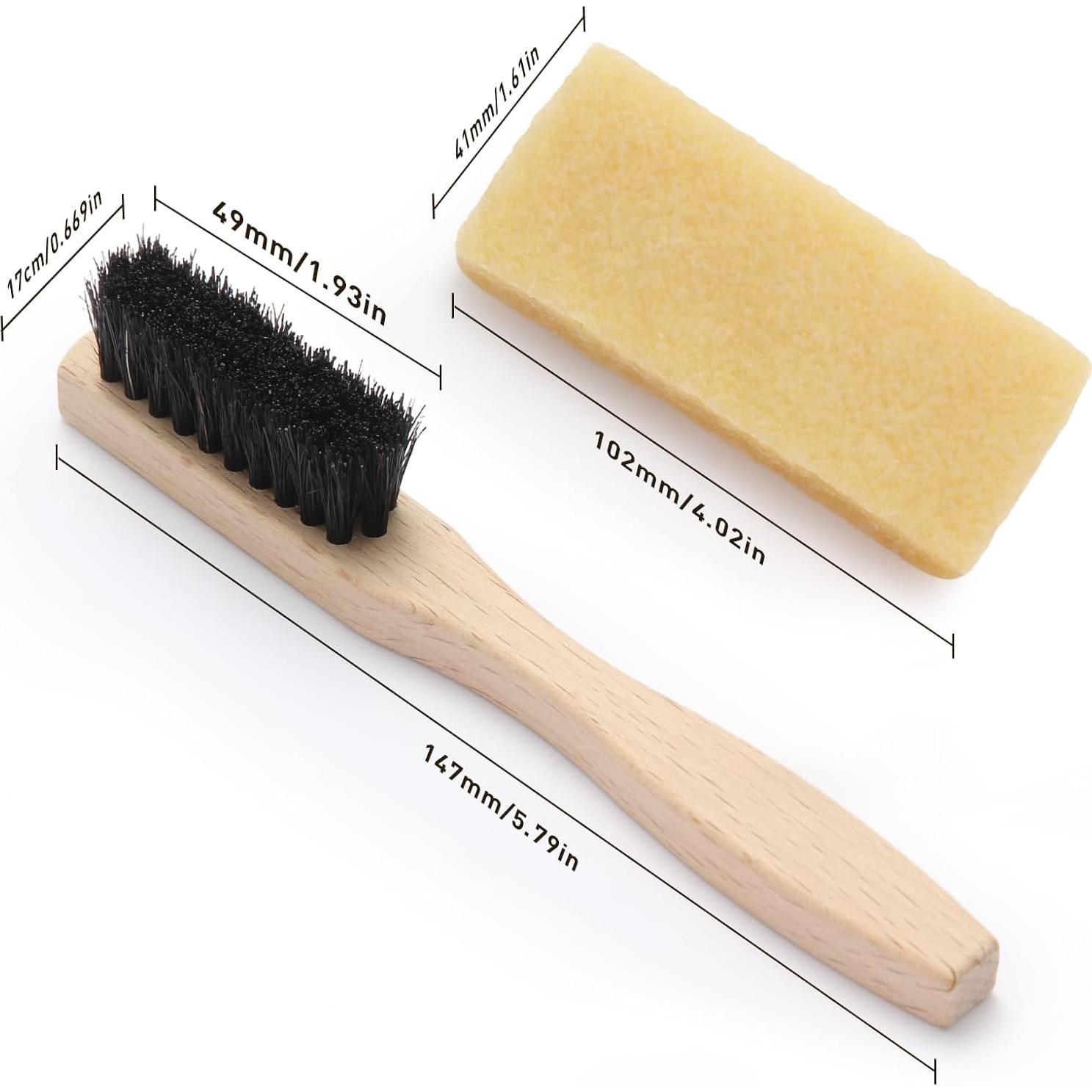 Kit de limpieza para zapatos de ante Cooptop 3 piezas