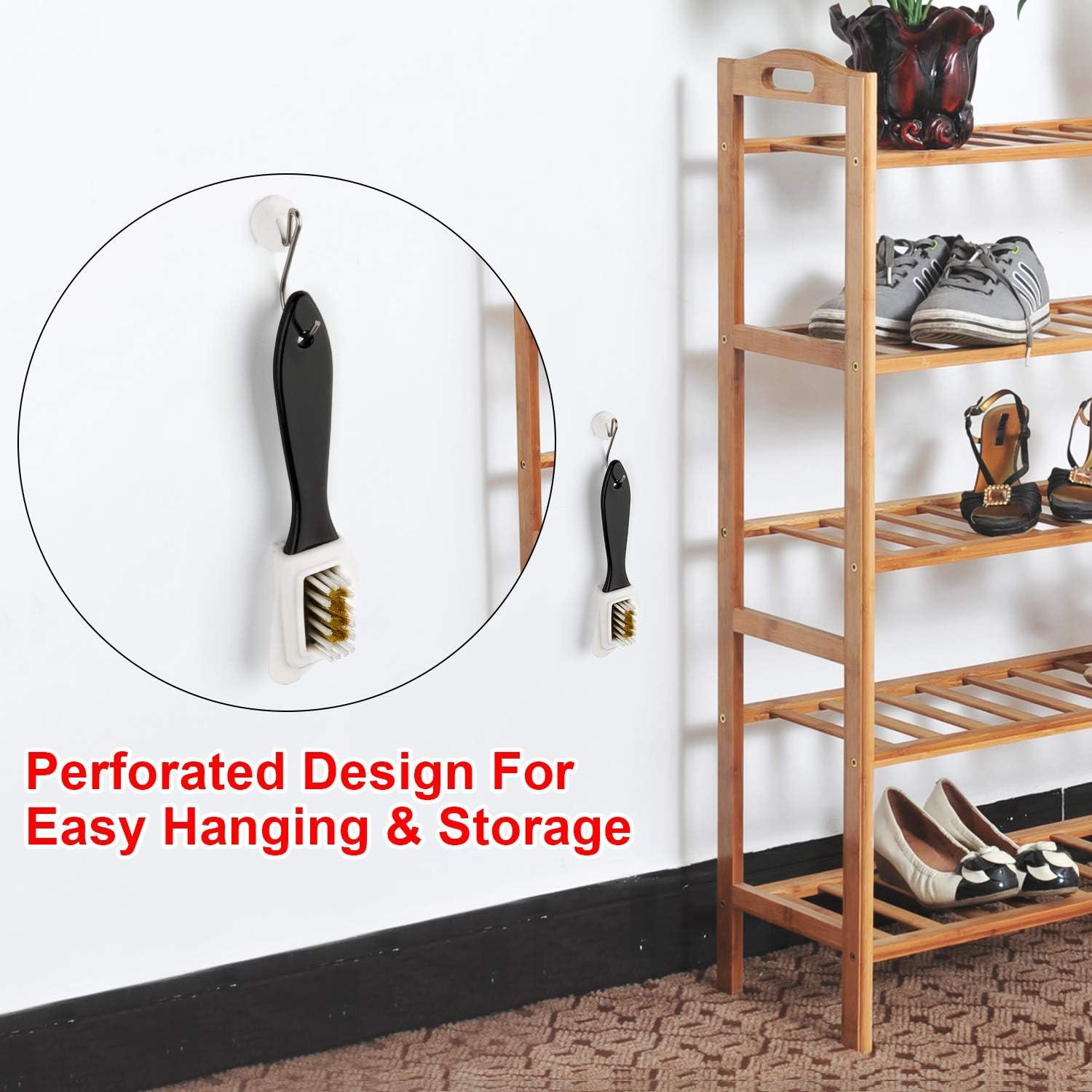 Kit de Limpieza de Zapatos Awpeye - 2 Cepillos y 4 Borradores