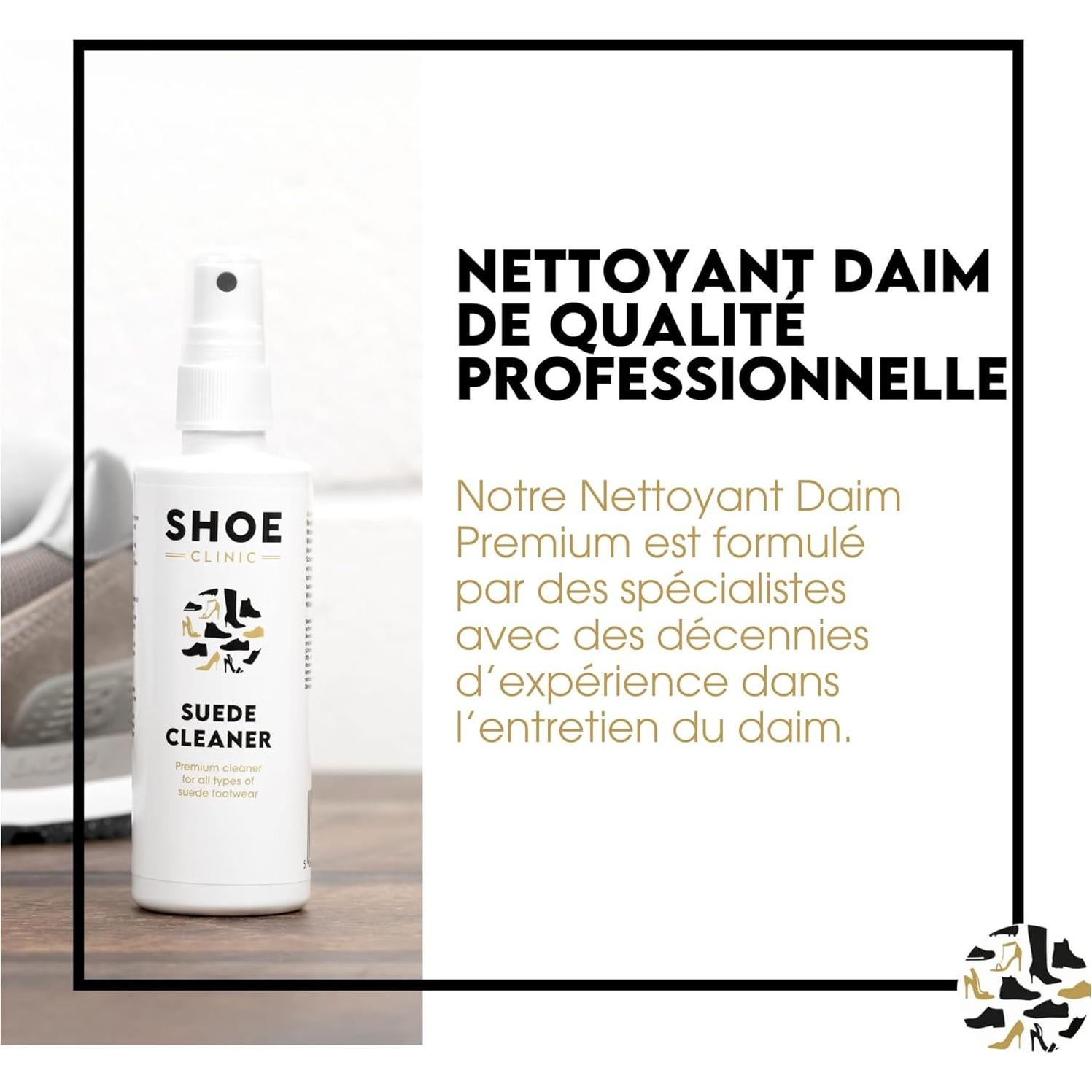 Kit de Limpieza de Ante Shoe Clinic | Limpiador y Cepillo