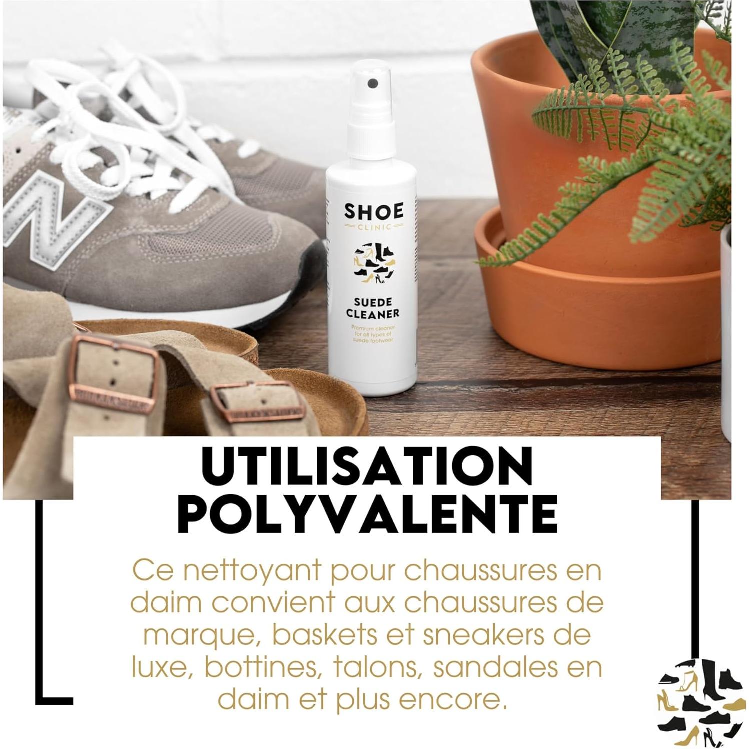 Kit de Limpieza de Ante Shoe Clinic | Limpiador y Cepillo