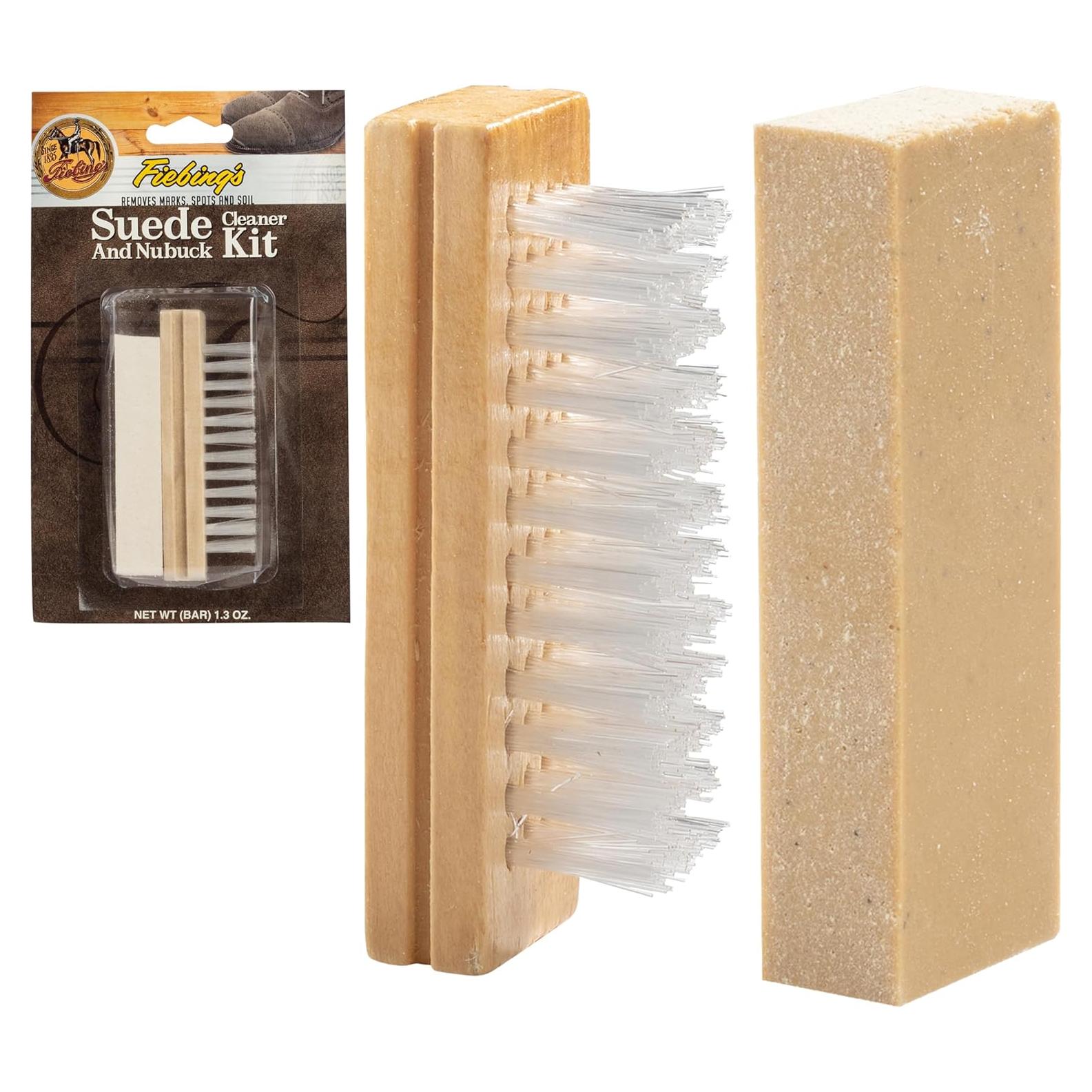 Kit Limpiador de Zapatos de Ante Fiebing - Barra y Cepillo