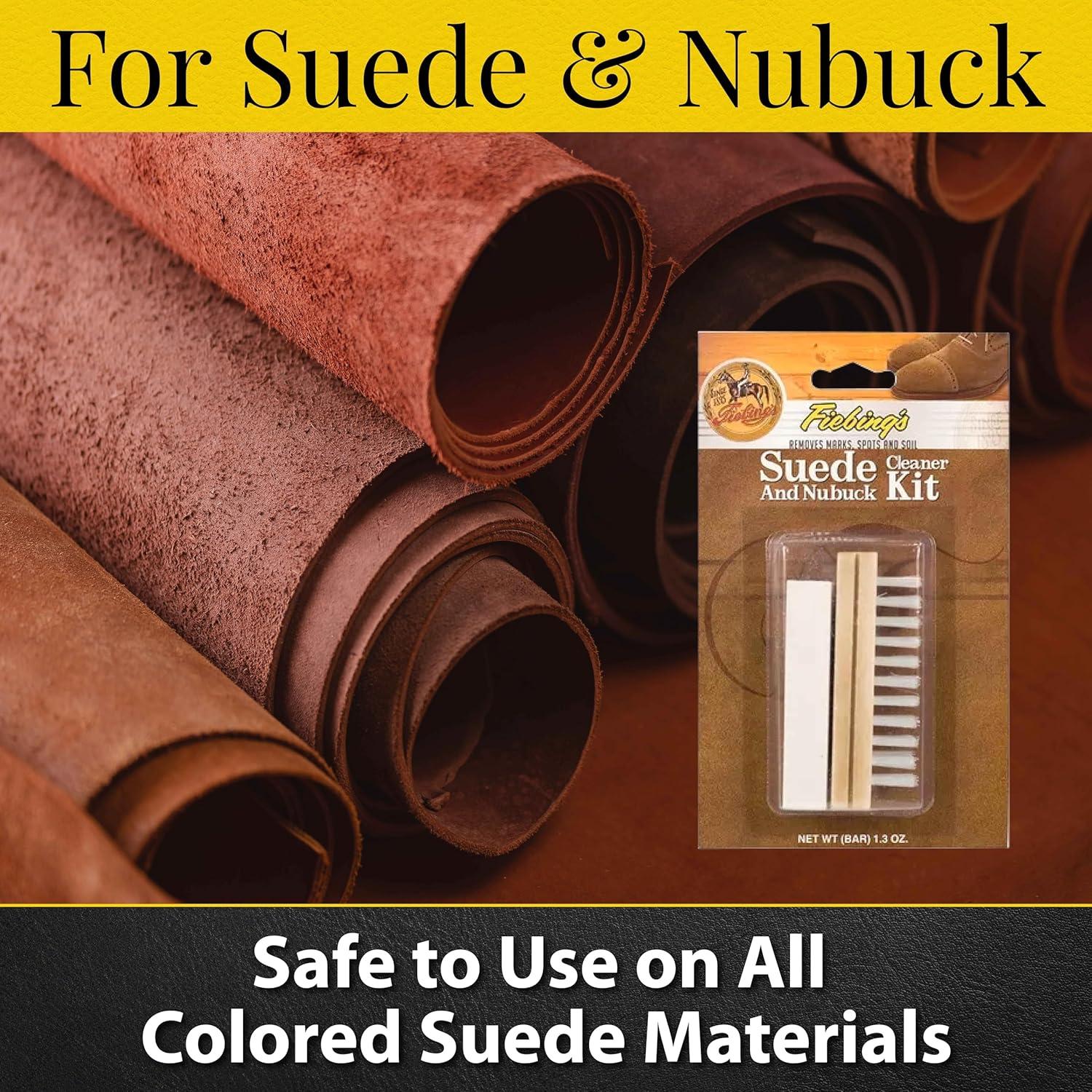 Kit Limpiador de Zapatos de Ante Fiebing - Barra y Cepillo