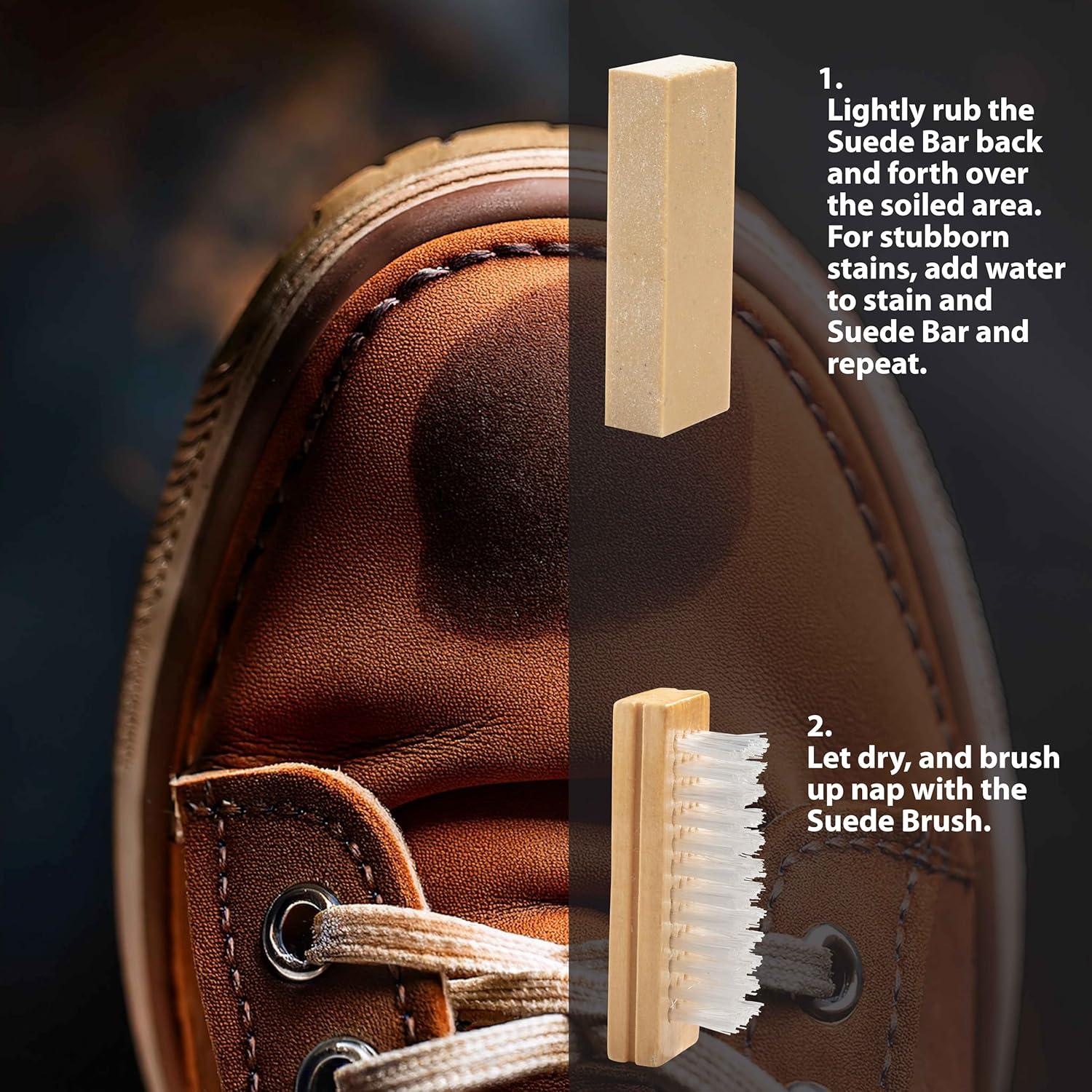 Kit Limpiador de Zapatos de Ante Fiebing - Barra y Cepillo